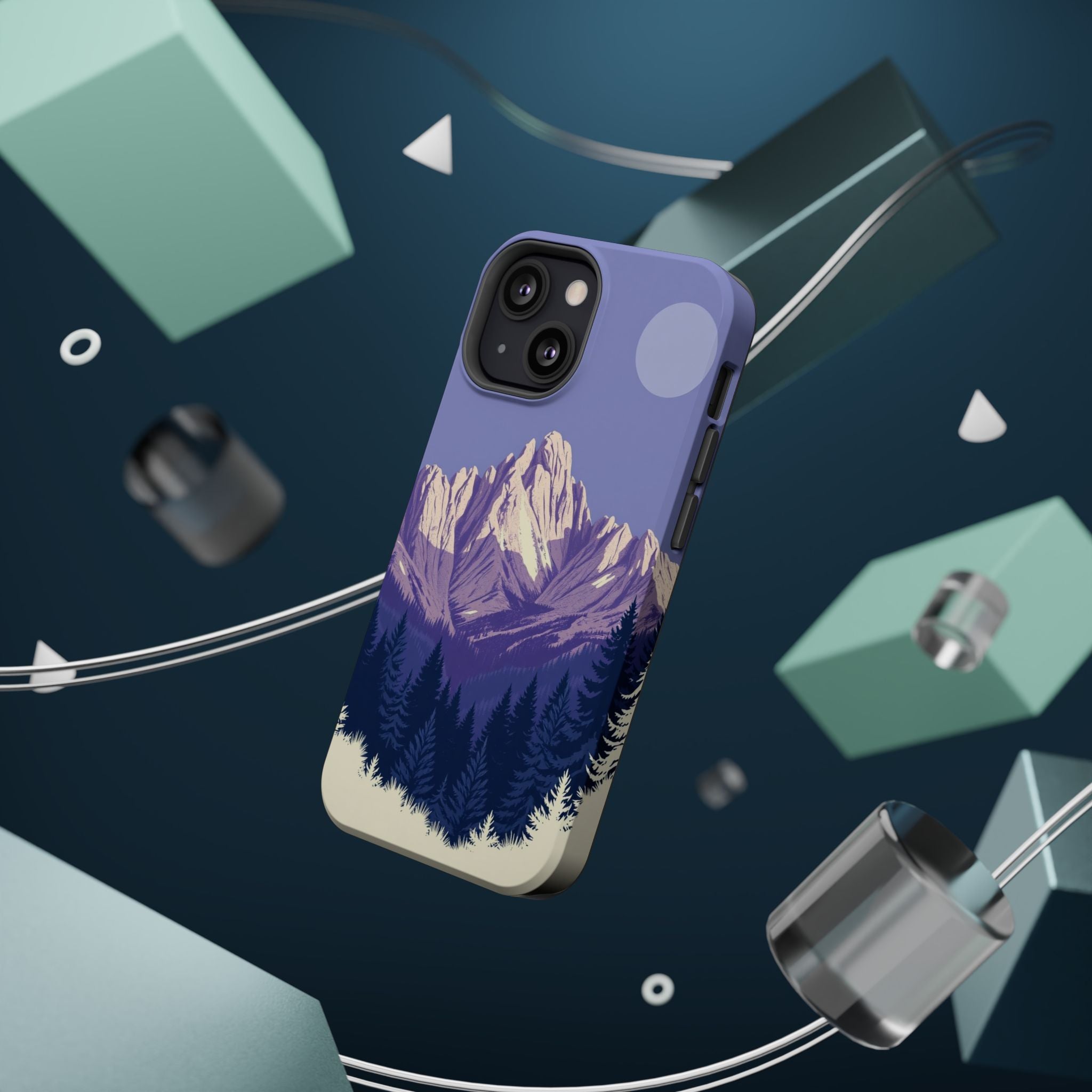 iPhone Pine Ridge Serene Design Slim Everyday Designer Case · iPhone Case
