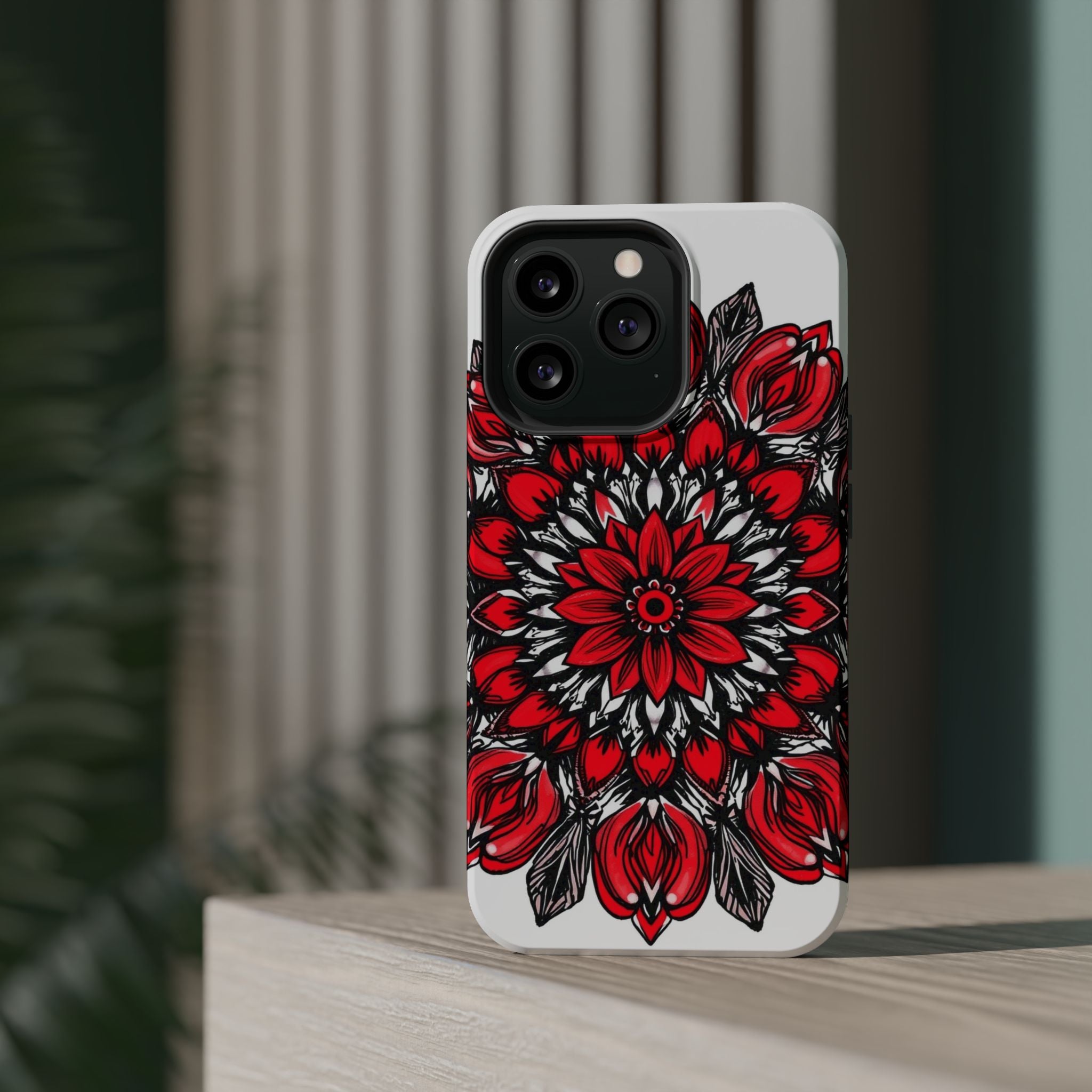 iPhone Floral Mandala Hand-Drawn Sketch Slim Everyday iPhone Designer · iPhone C