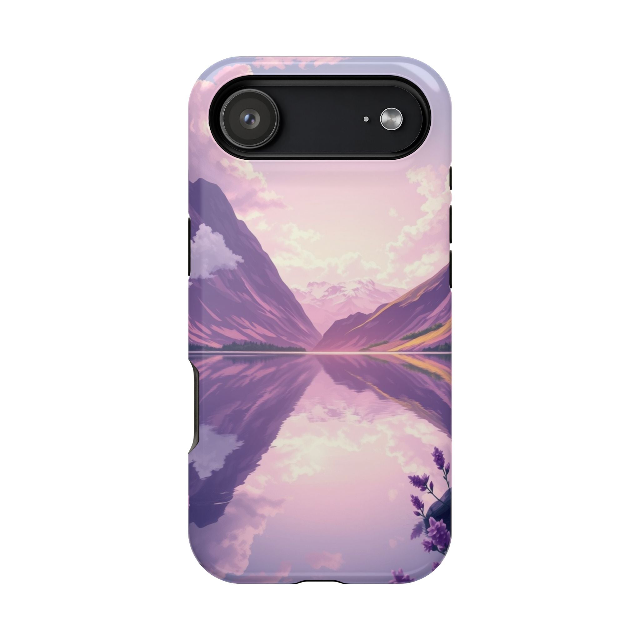iPhone Lavender And Pearl Fjord Reflection Slim iPhone Everyday · iPhone Case