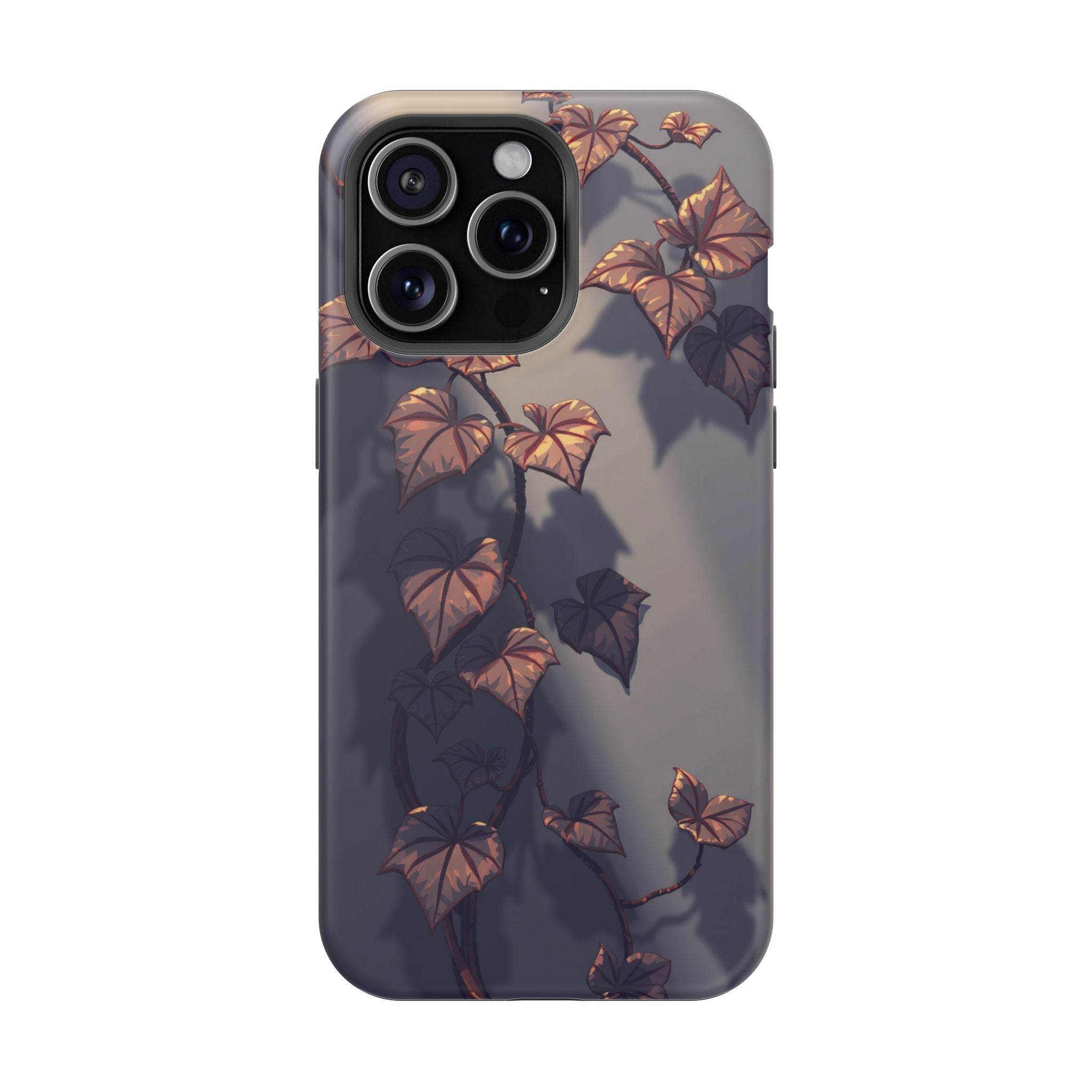 iPhone Charcoal And Copper Art Nouveau Vine Soft iPhone 13 Finish · iPhone Case