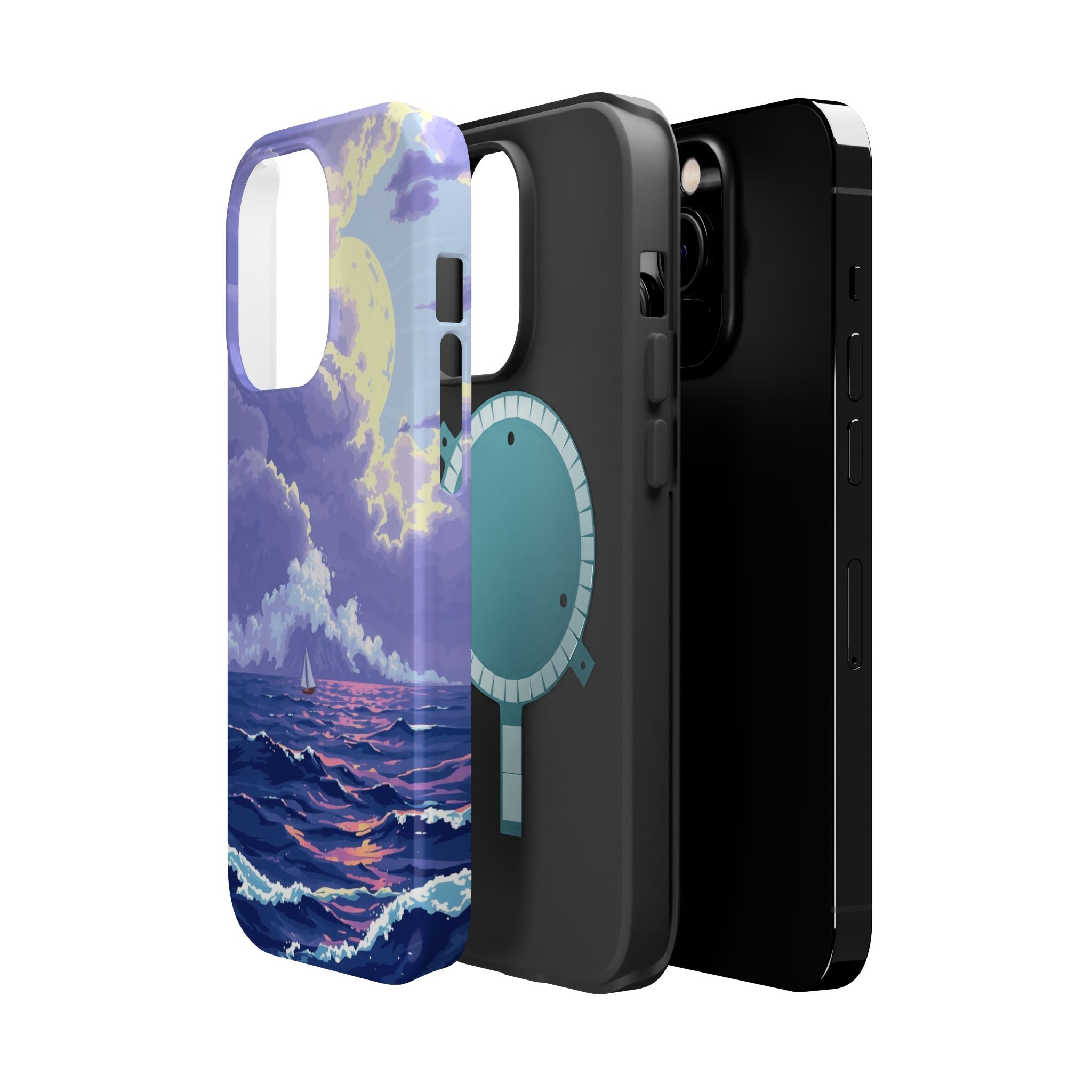 iPhone Storm at Sea Enchanted Art 13 Slim Everyday Designer Case · iPhone Case