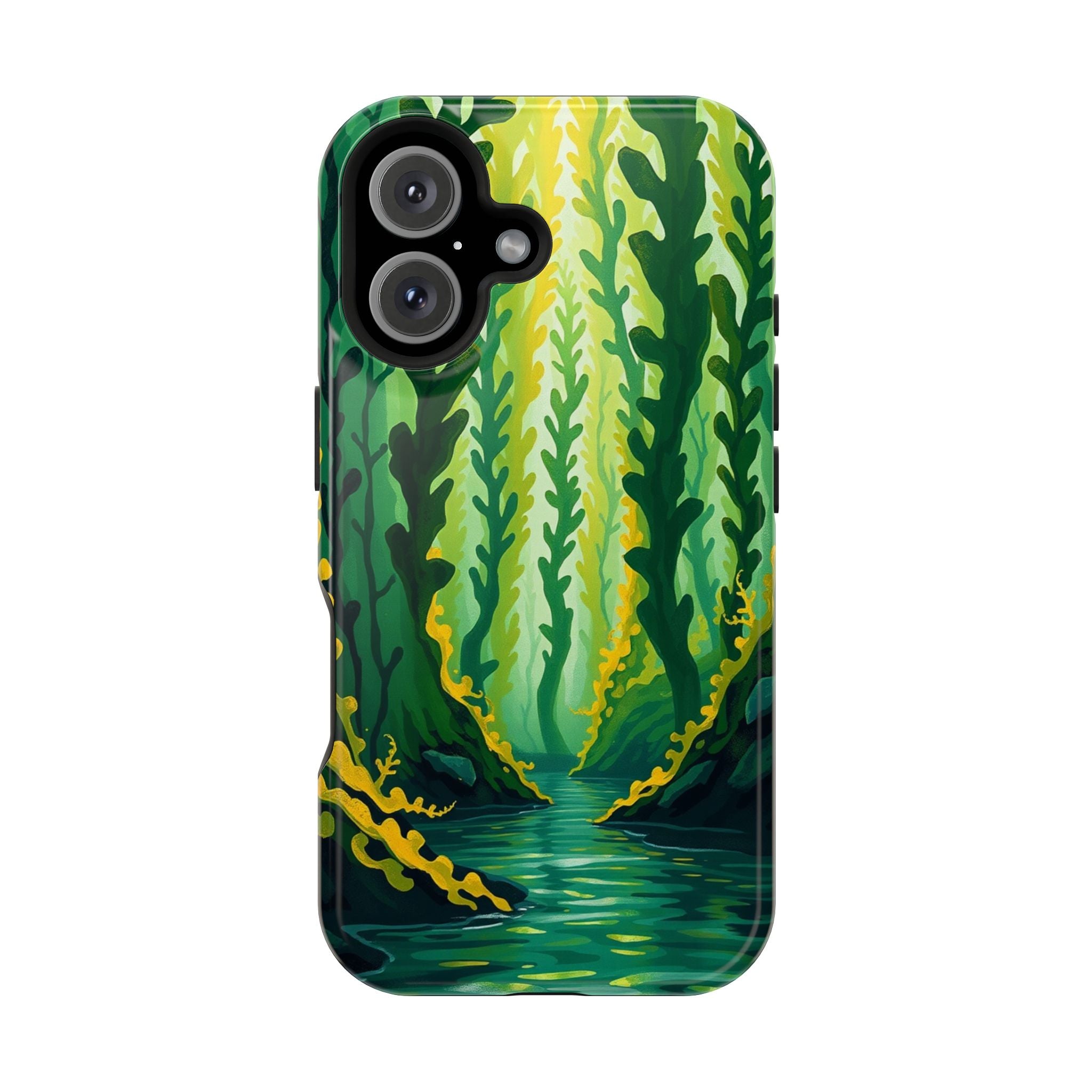 iPhone Kelp Forest Oil Painting Impressionist Slim iPhone Everyday · iPhone Case