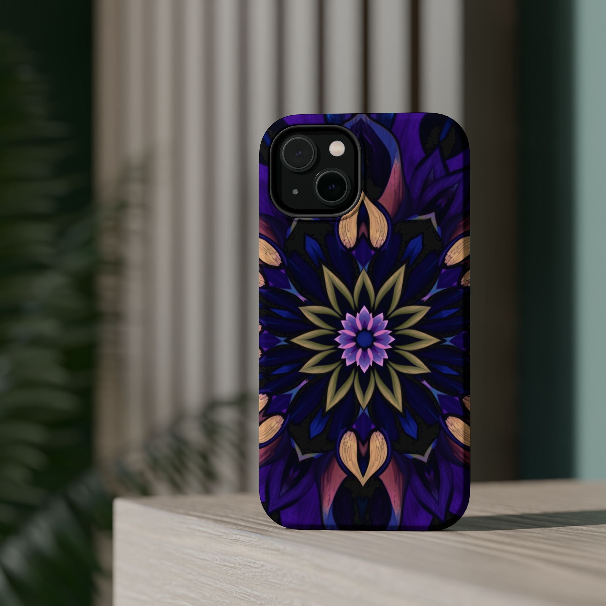 iPhone Floral Mandala Mystic Art Bold Modern Everyday Snap Case · iPhone Case