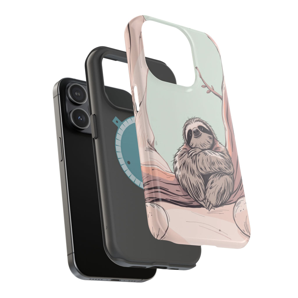 iPhone Cozy Sloth Mode Hand-Drawn Sketch Slim Everyday Designer Case · iPhone Ca