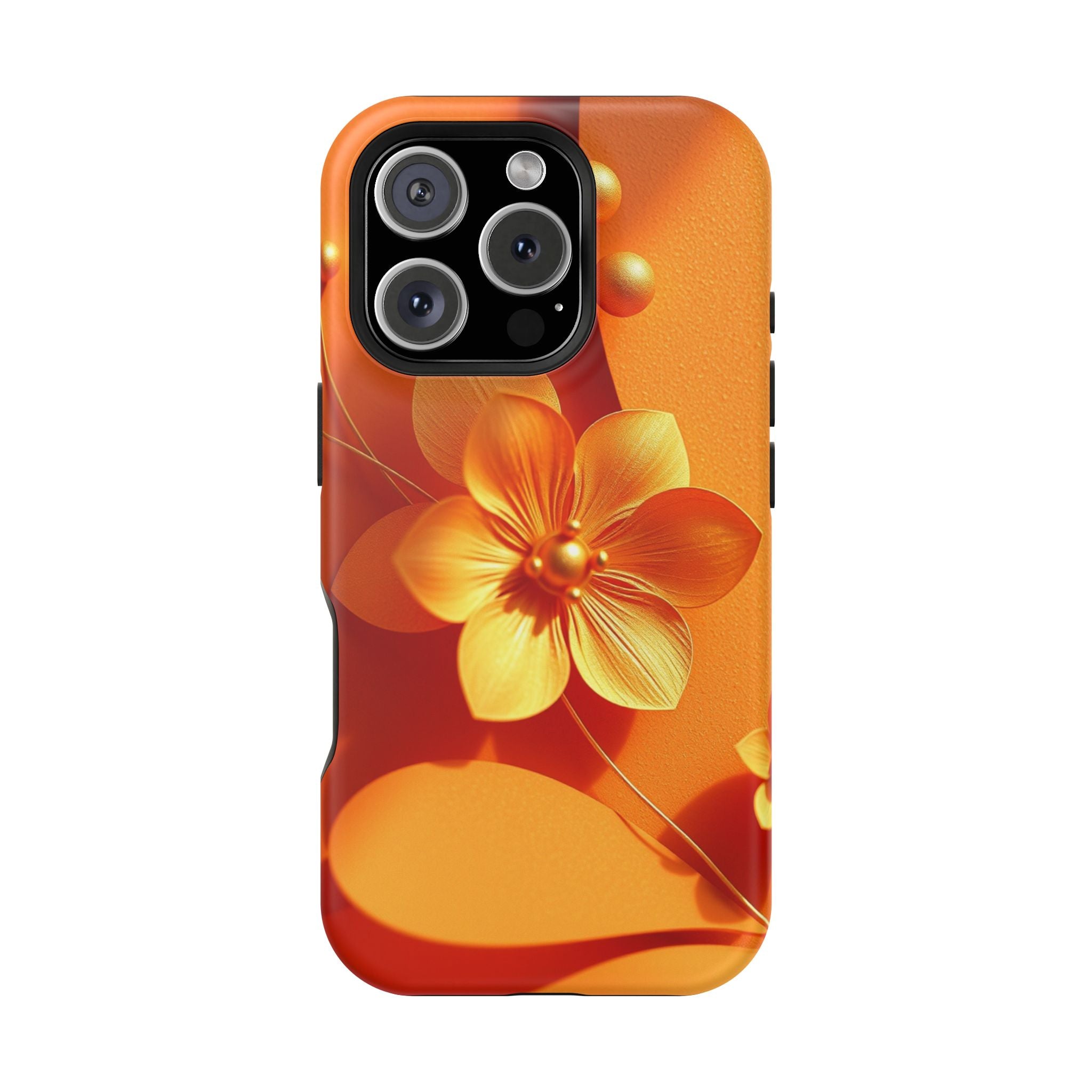 iPhone Floral Geometric Gold Foil Luxury Slim Everyday iPhone Designer · iPhone