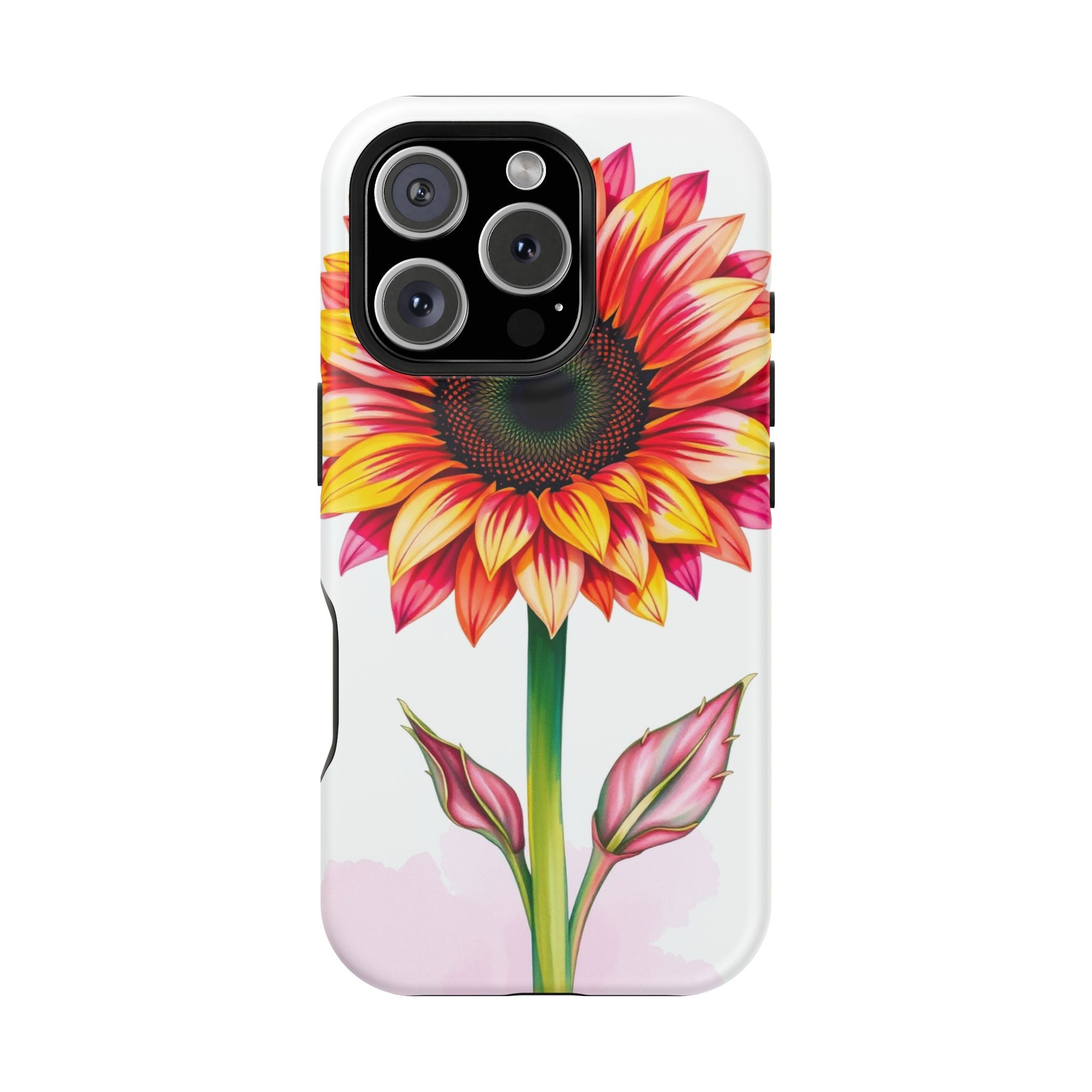 iPhone Sunflower Pop Vibrant Watercolor Slim Snap Case · iPhone Case