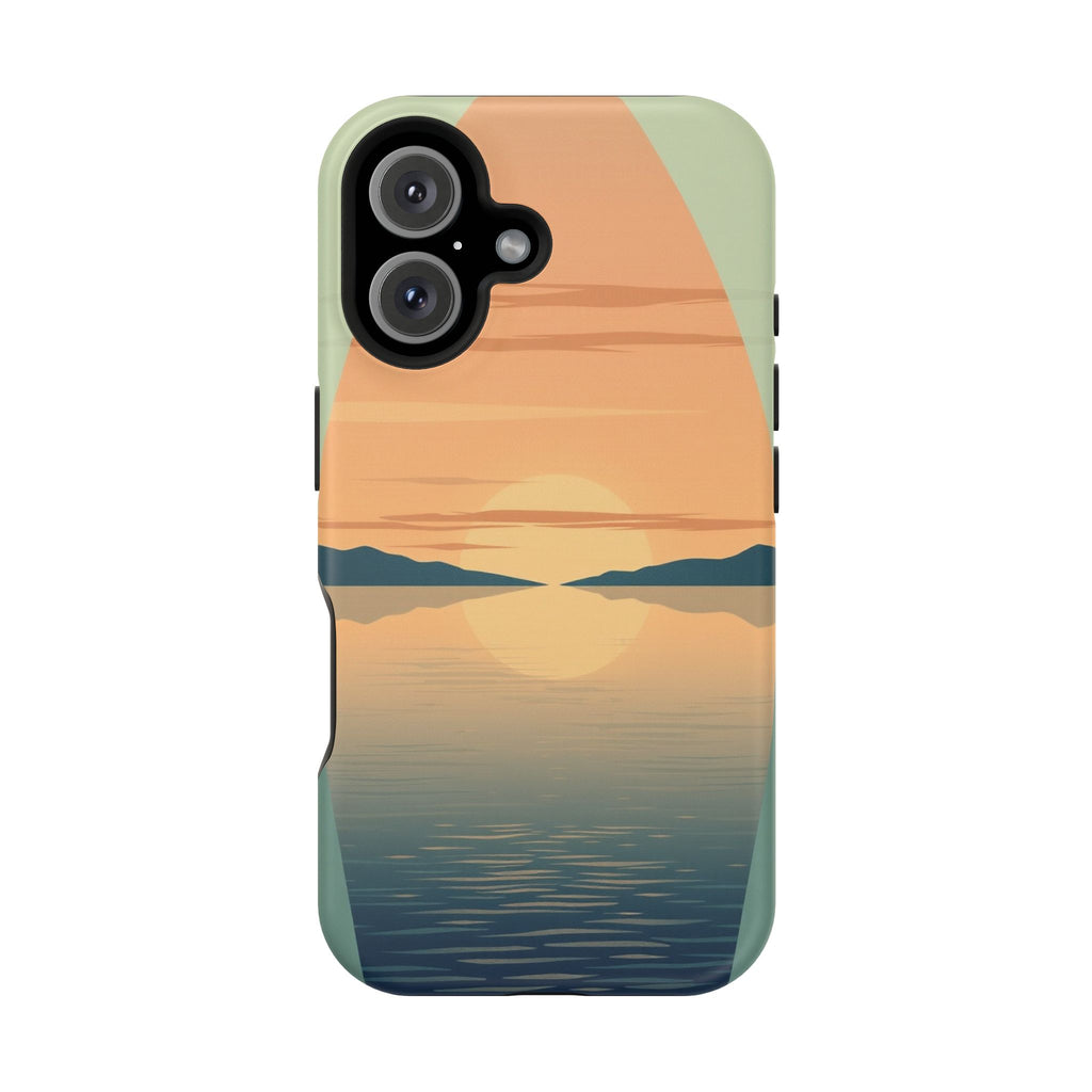 iPhone Sage And Ivory Lake at Twilight Slim Everyday Designer Case · iPhone Case