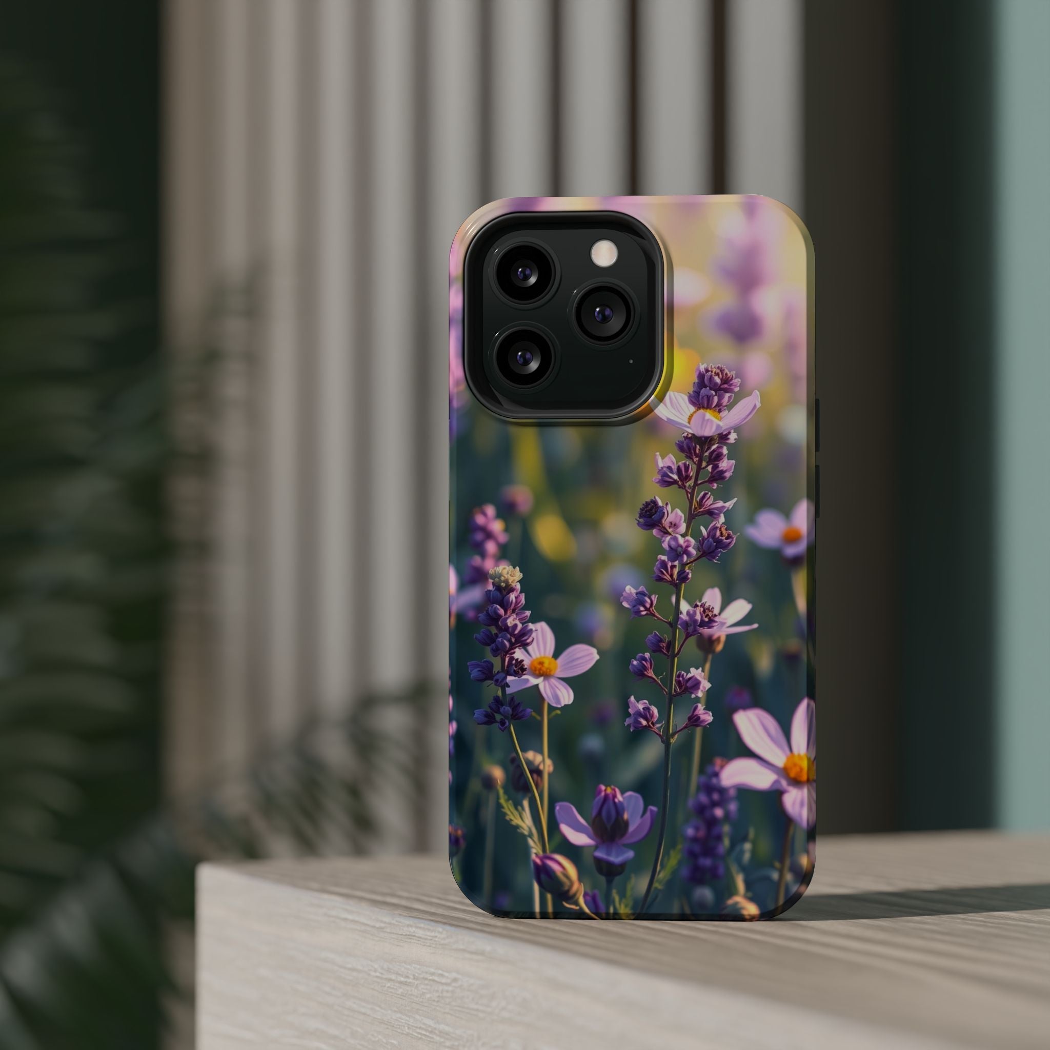 iPhone Lavender And Pearl Wildflower Field Slim iPhone Everyday · iPhone Case