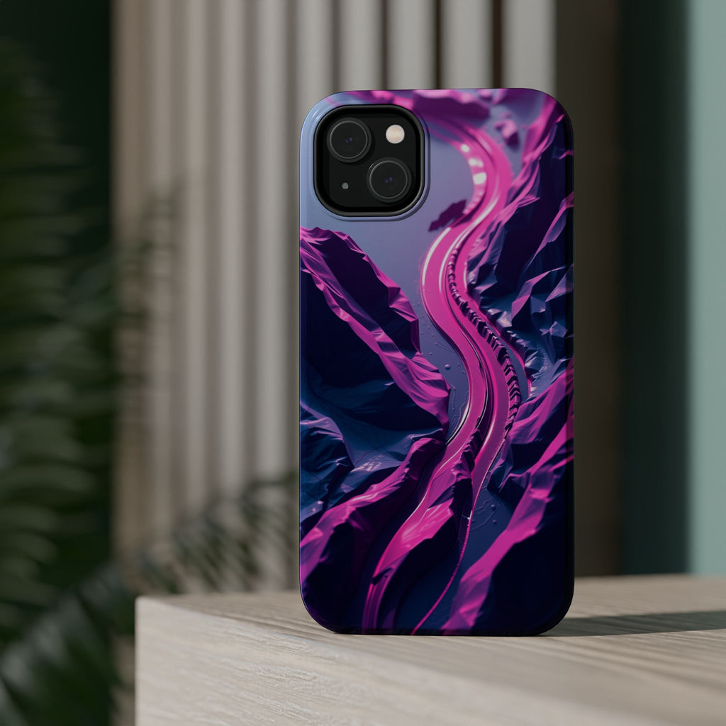 iPhone River Delta Aerial Electric Art Slim Everyday Designer Case · iPhone Case