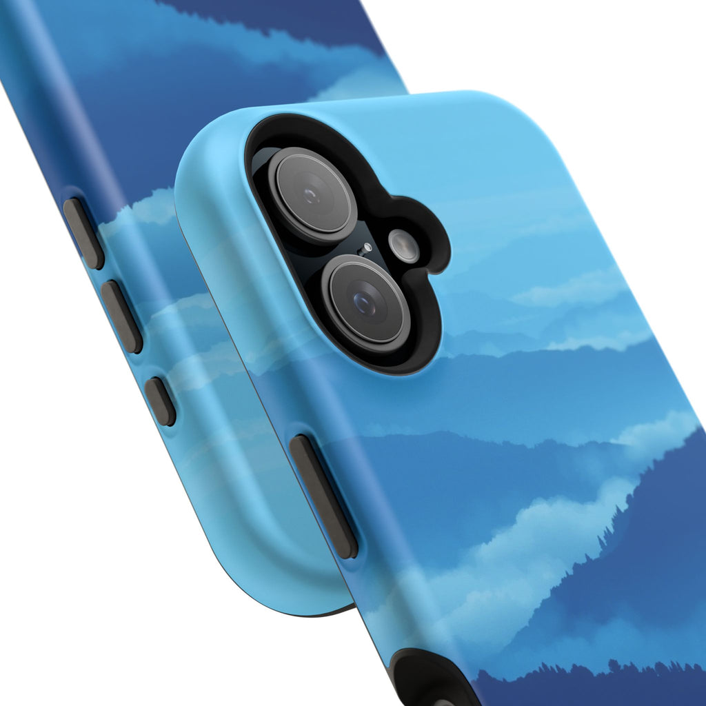 iPhone Fog Rolling Over Hills Pixel Art -Bit Slim iPhone Everyday · iPhone Case