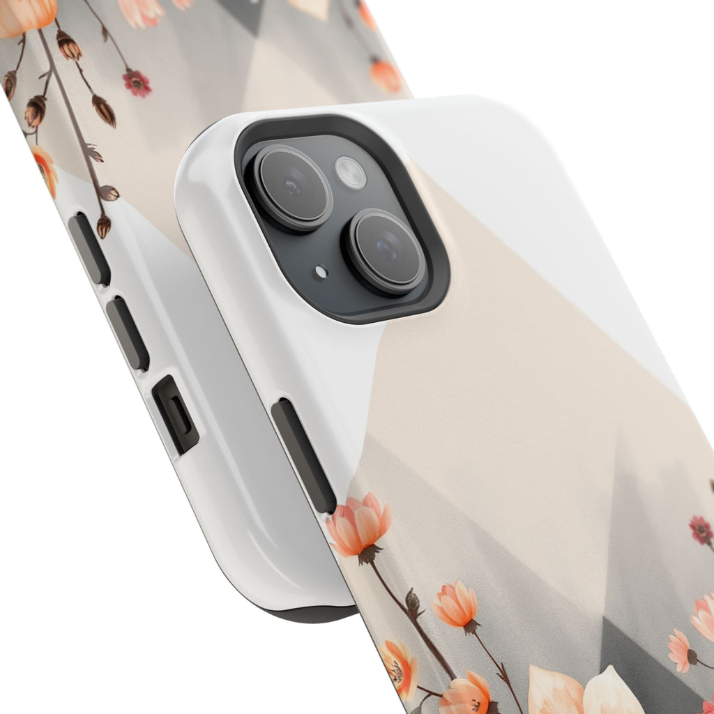 iPhone Floral Geometric Vibrant Design Slim Snap Case · iPhone Case