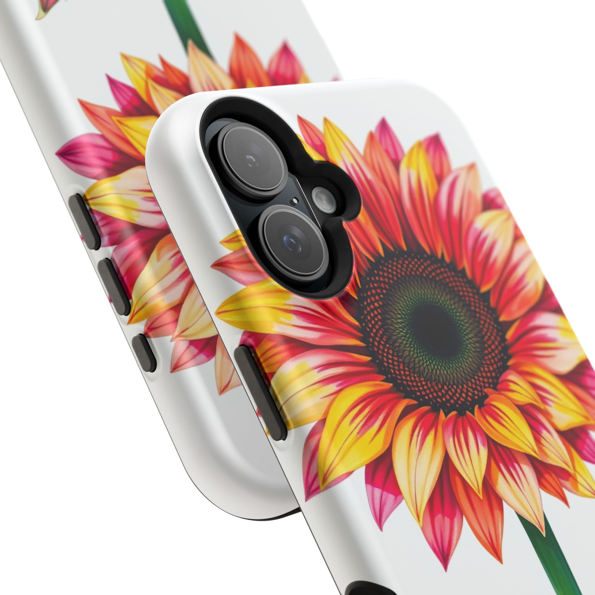 iPhone Sunflower Pop Vibrant Watercolor Slim Snap Case · iPhone Case