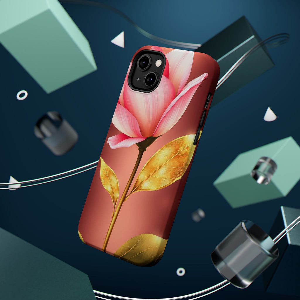 iPhone Dreamy Bloom and Leaf Design 14 Slim Everyday Designer Case · iPhone Case