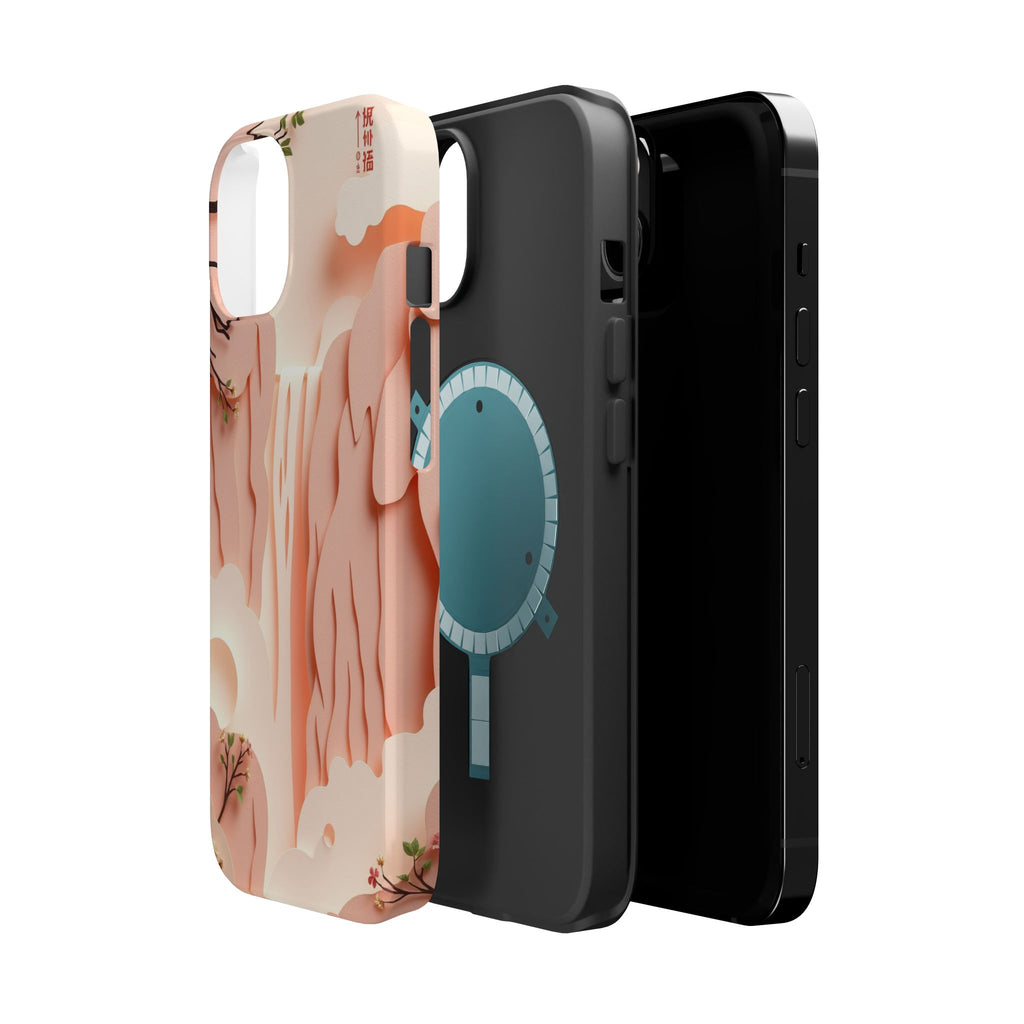 iPhone Waterfall Mist Electric Art Bold Modern Everyday Snap Case · iPhone Case
