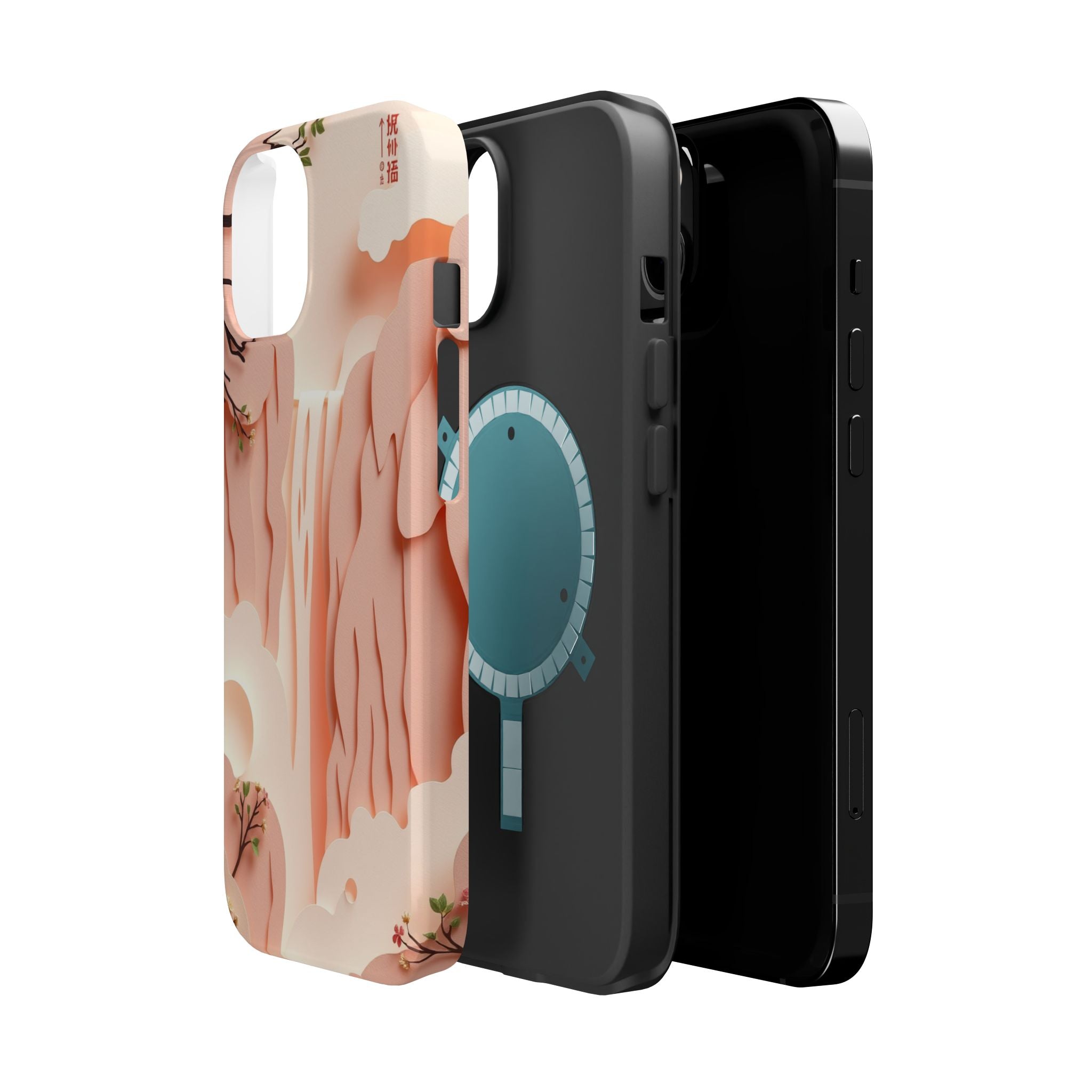 iPhone Waterfall Mist Electric Art Bold Modern Everyday Snap Case · iPhone Case