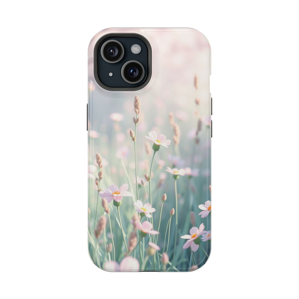 iPhone Spring Meadow Pastel Kawaii Bold Modern Everyday Snap Case · iPhone Case