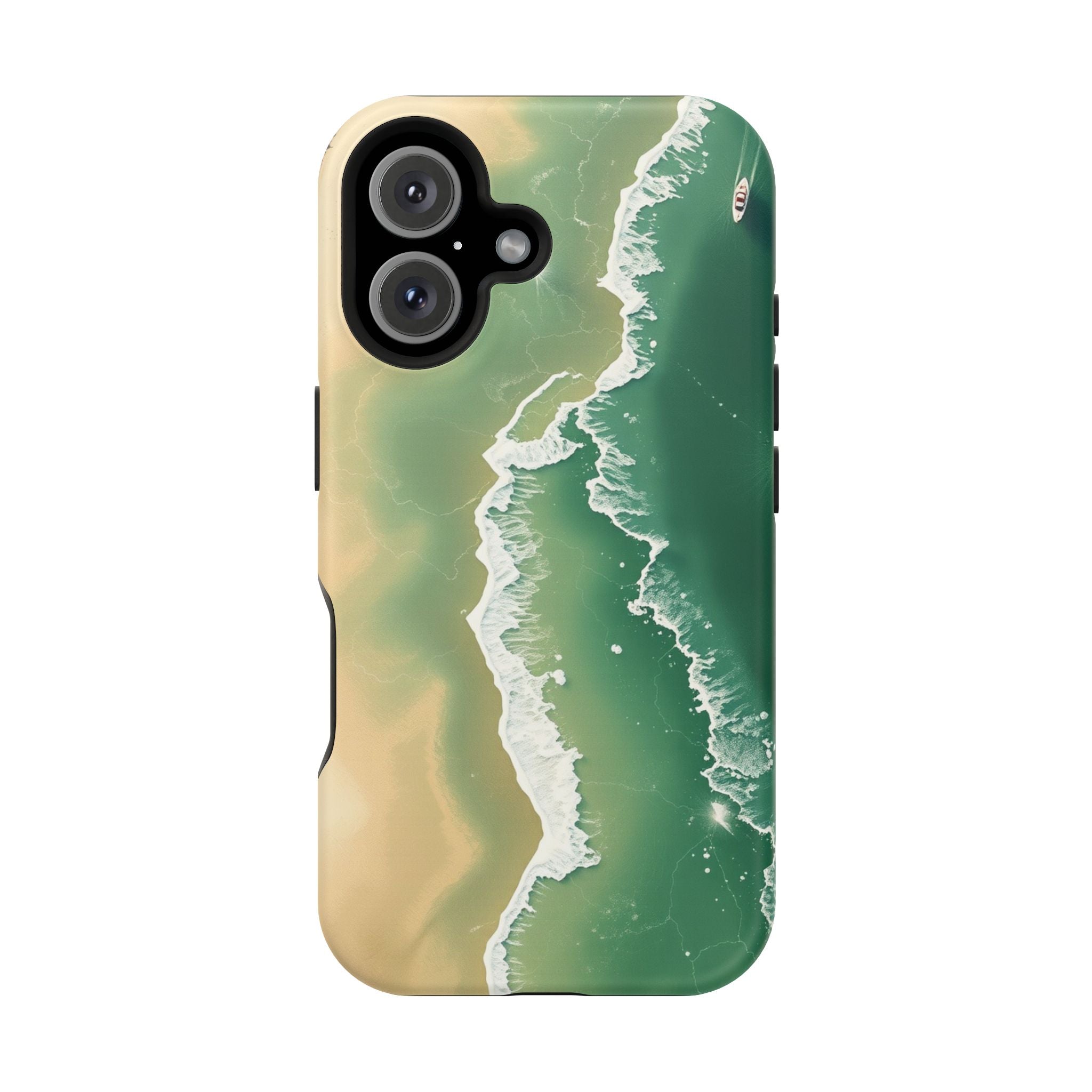 iPhone Shoreline Aerial Bold Art Bold Modern Everyday Snap Case · iPhone Case