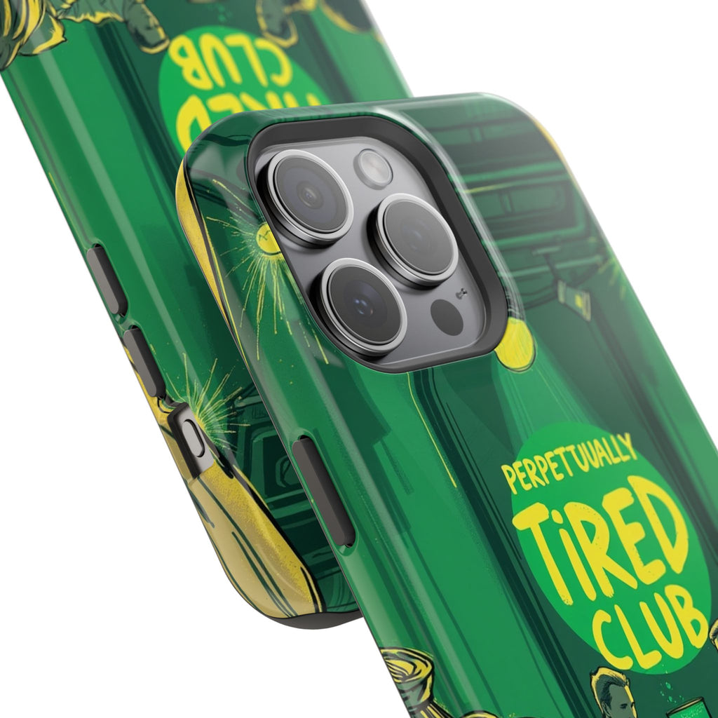 iPhone Radiant Perpetually Tired Club Design Slim Everyday Designer Case · iPhon