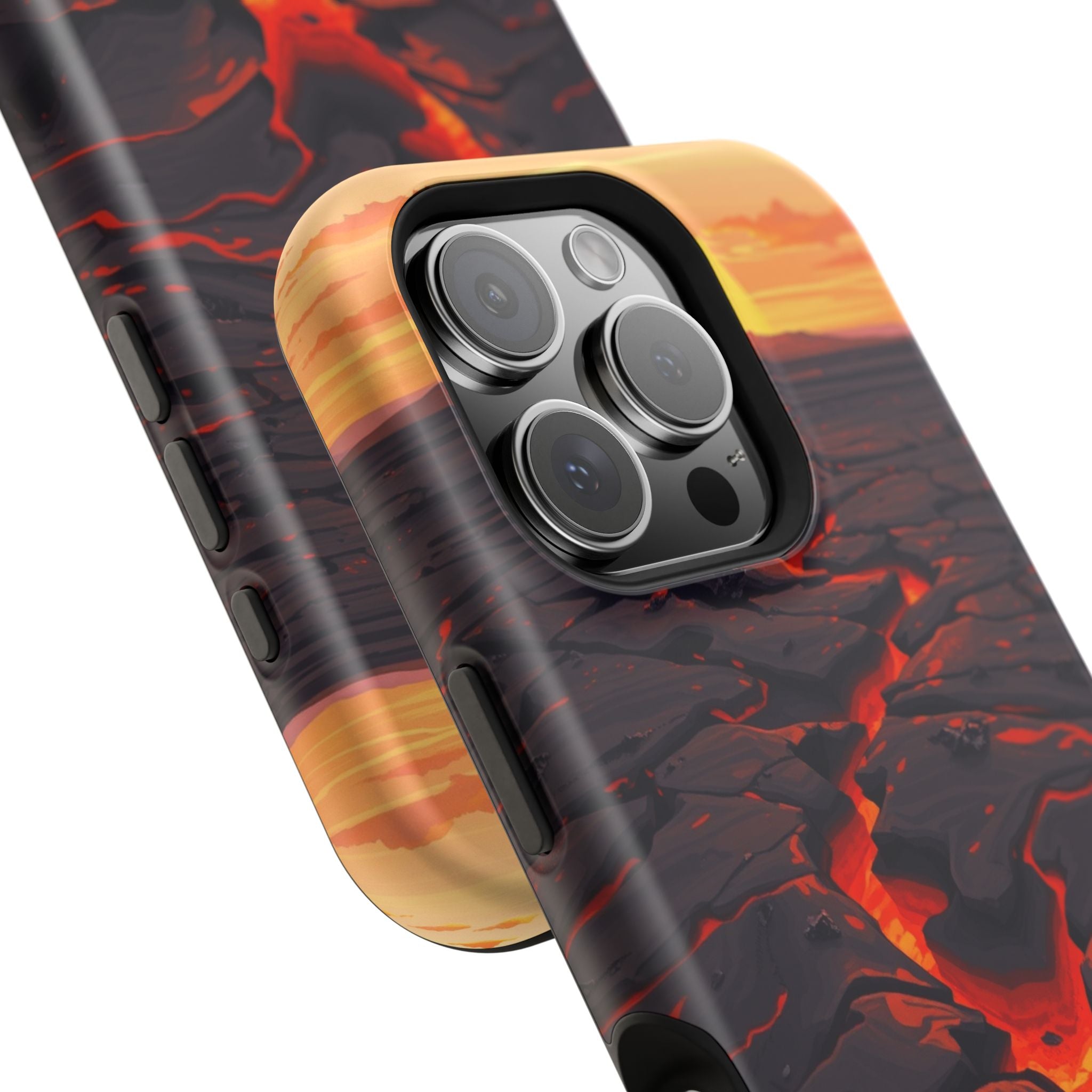 iPhone Lava Field Earthy Design Slim Everyday Designer Case · iPhone Case
