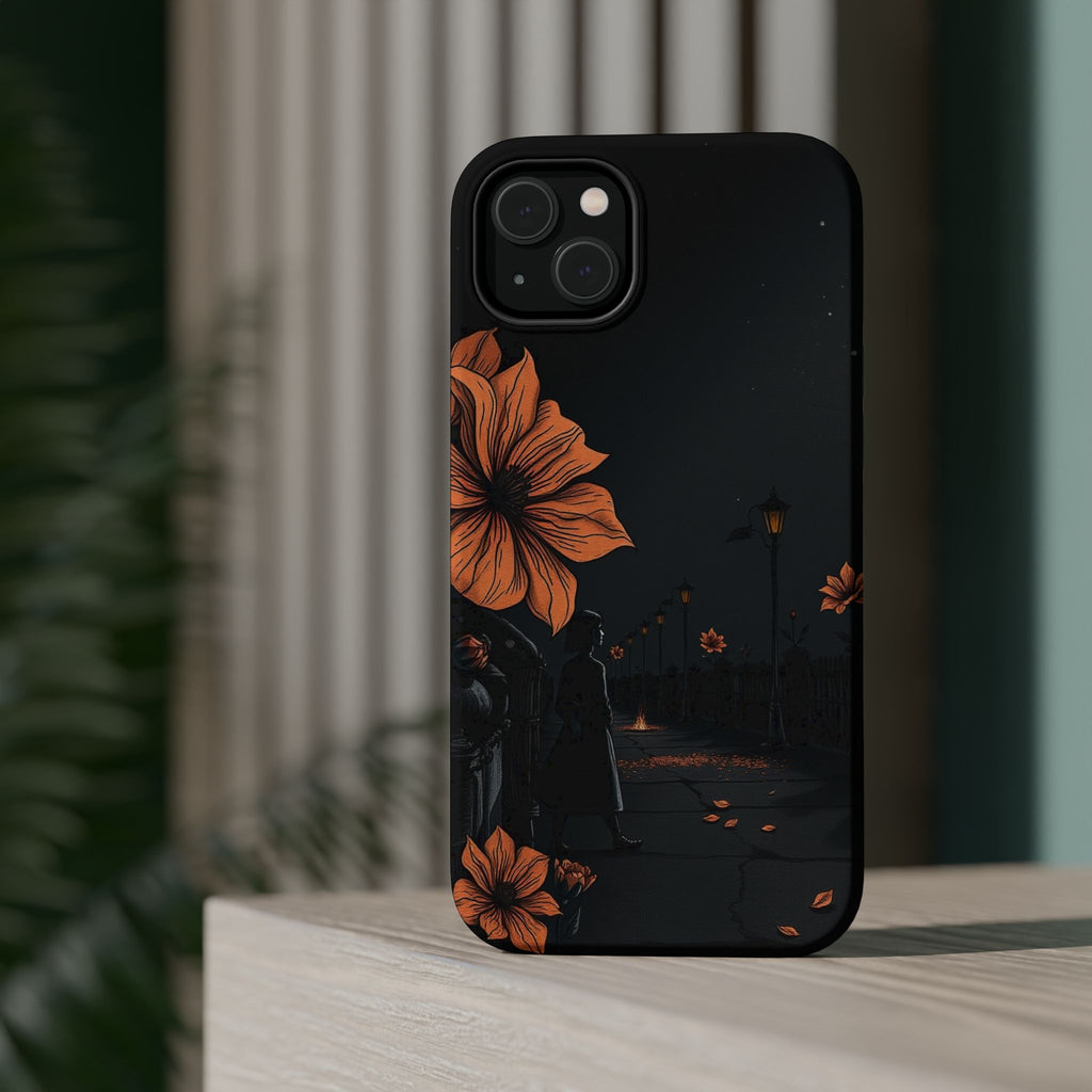iPhone Night Bloomer Electric Art Bold Modern Everyday Snap Case · iPhone Case