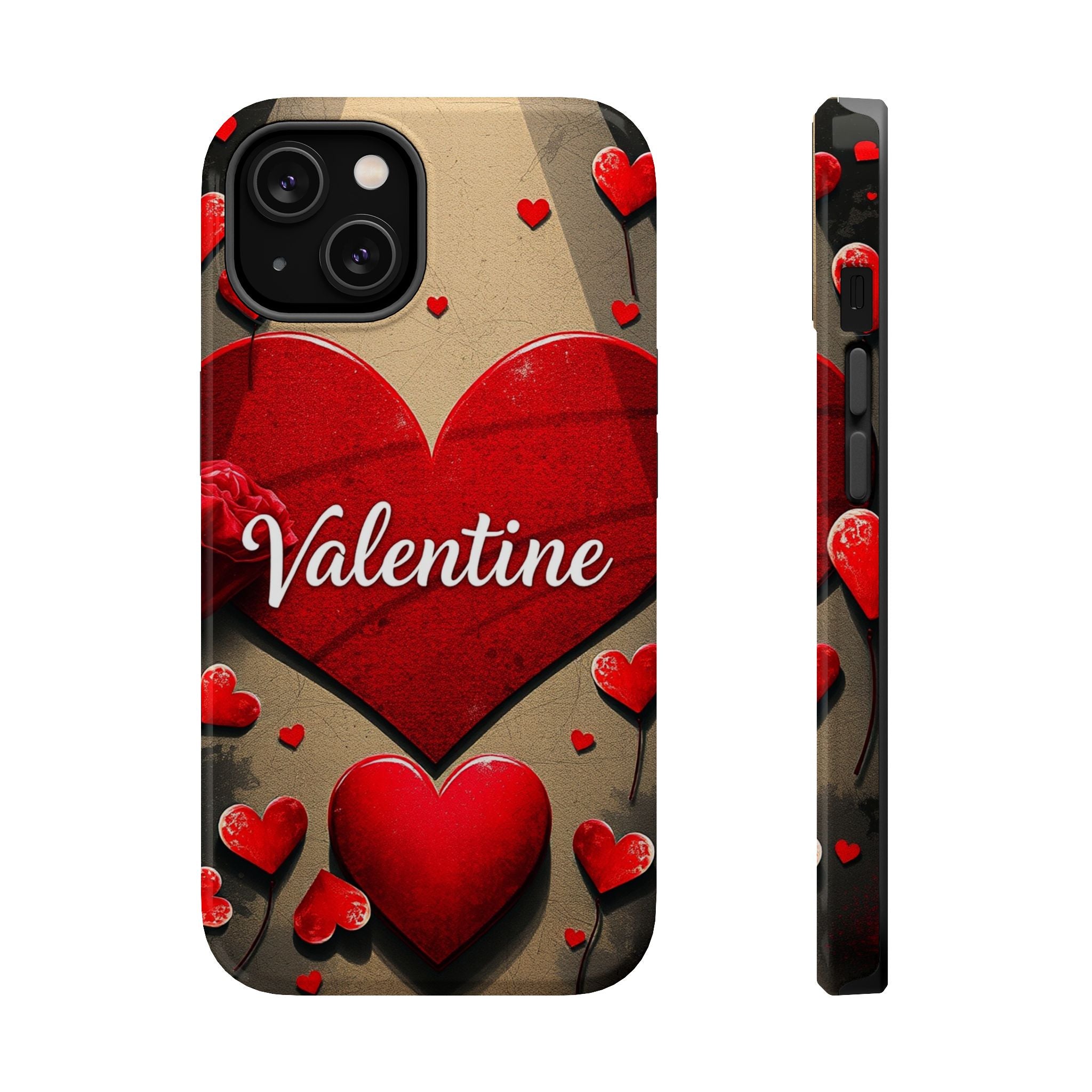 iPhone Serene Vintage Valentine Card Design Slim Everyday Designer Case · iPhone