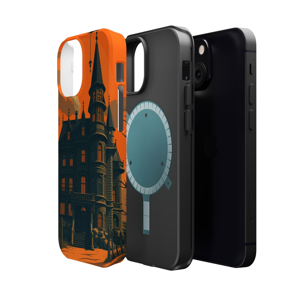 iPhone Vibrant Haunted Mansion Design Slim Everyday Designer Case · iPhone Case