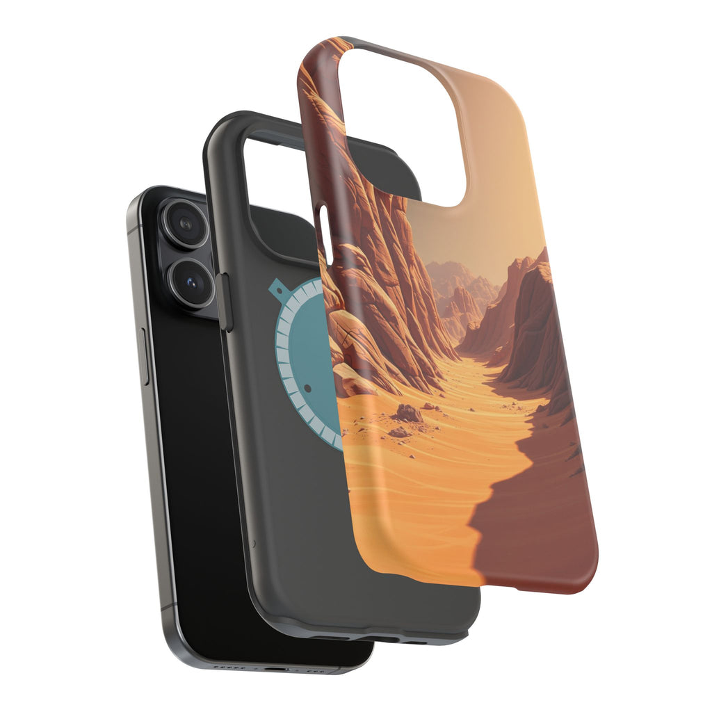 iPhone Burnt Orange And Sand Valley Floor Slim iPhone 20 Everyday · iPhone Case