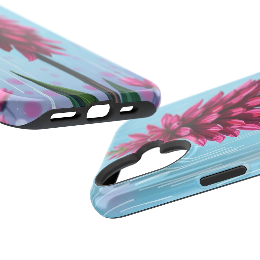 iPhone Cyan And Magenta Spring Shower Bloom Slim iPhone Everyday · iPhone Case