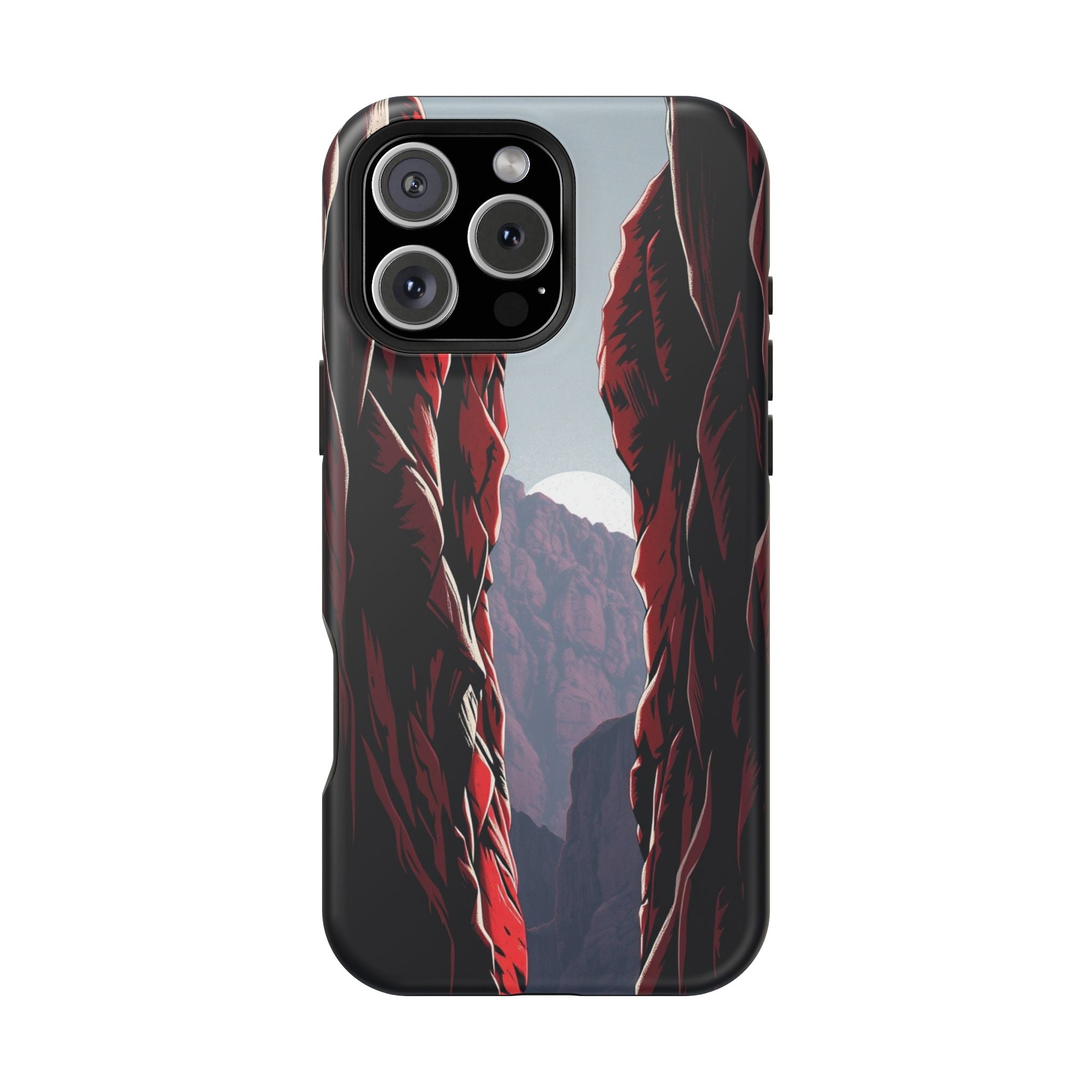 iPhone Serene Canyon Wall Design Bold Modern Everyday Snap Case · iPhone Case