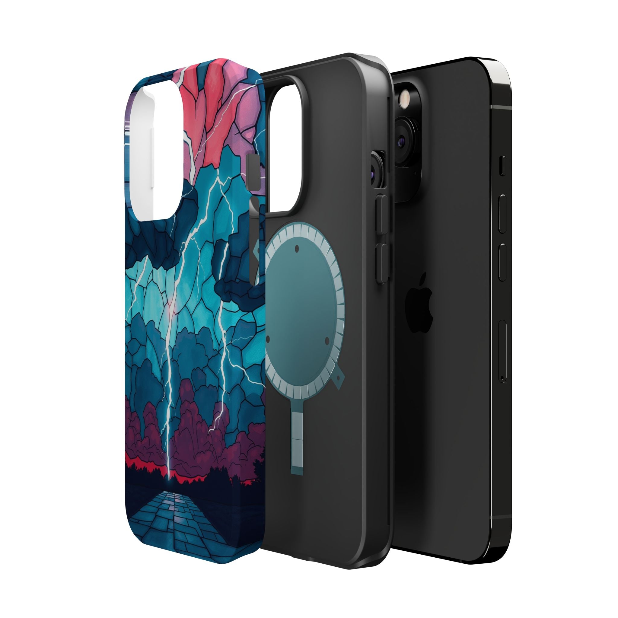 iPhone Earthy Thunderstorm Sky Design Slim Everyday Designer Case · iPhone Case