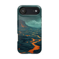 iPhone Radiant Lava Field Design 18 Slim Everyday Designer Case · iPhone Case