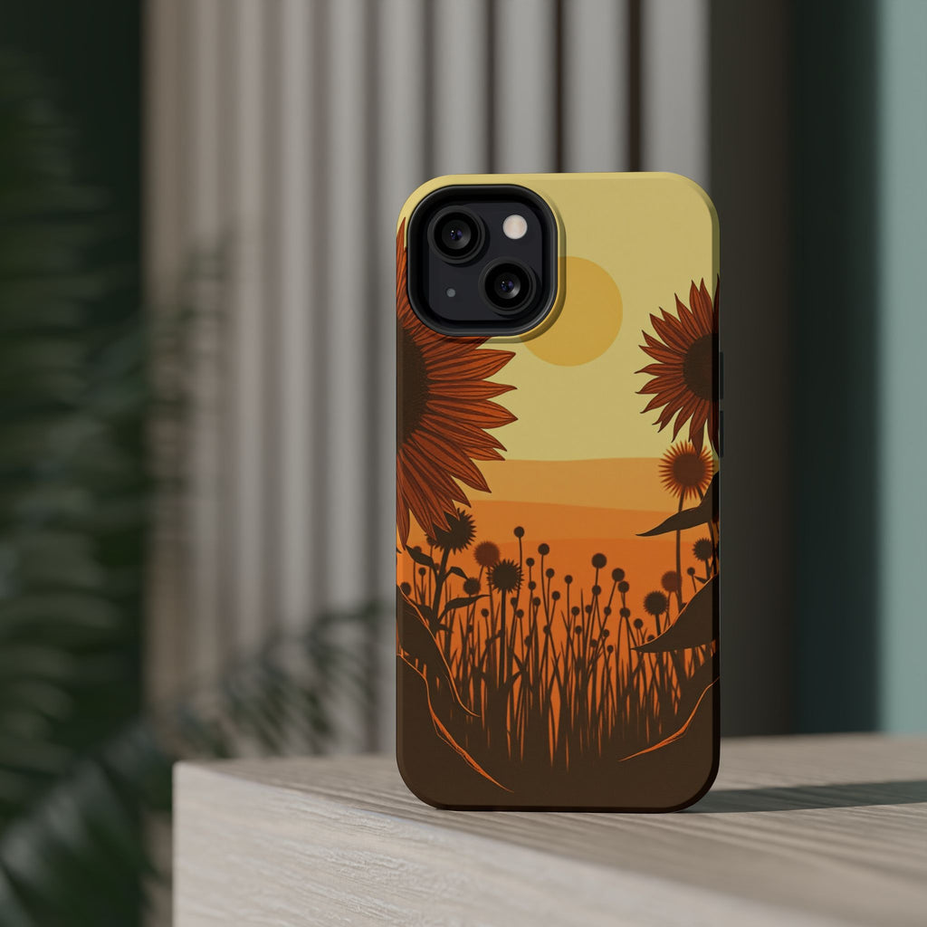 iPhone Serene Sunflower Prairie Design Slim Everyday Designer Case · iPhone Case