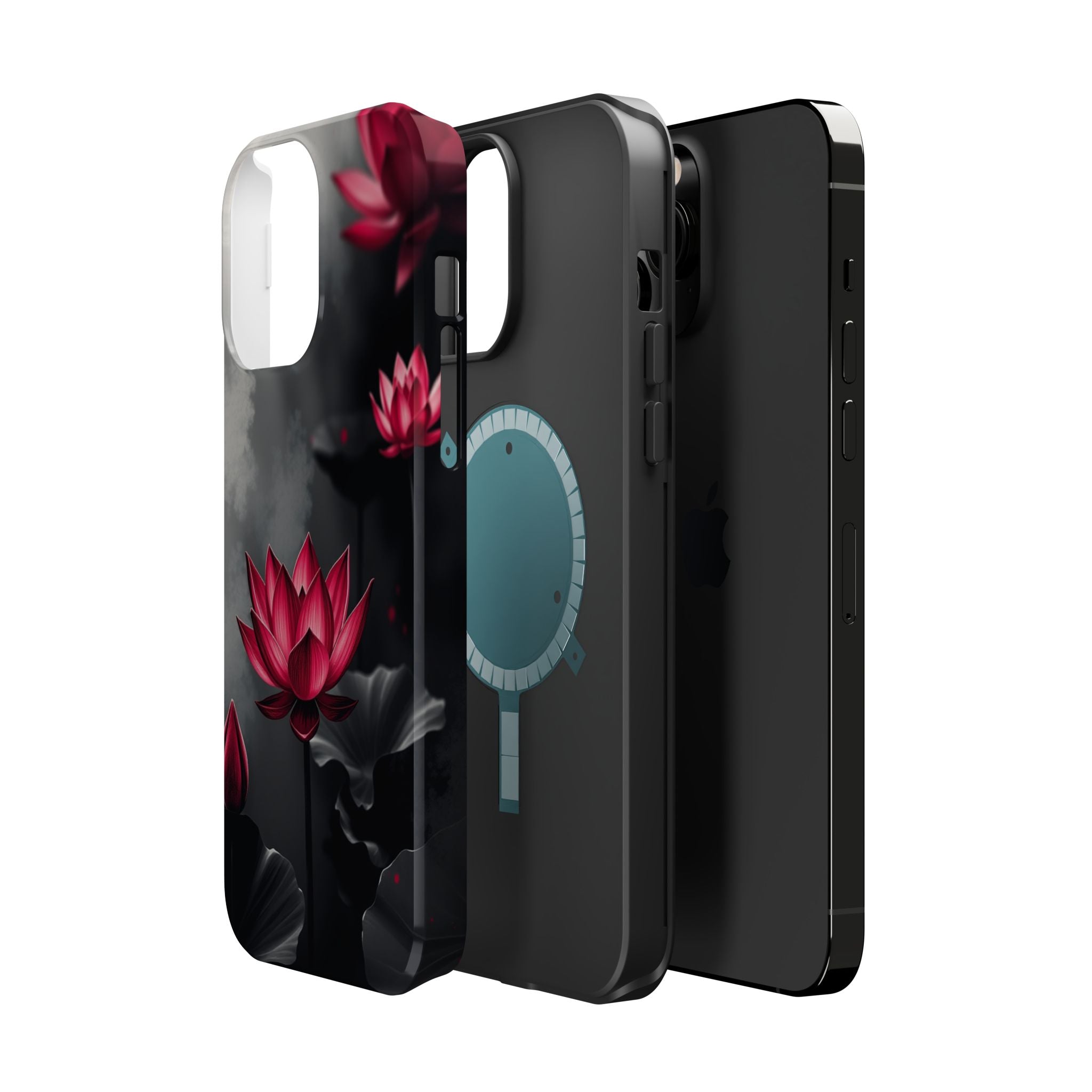 iPhone Lotus Pond Mystic Art 15 Slim Everyday Designer Case · iPhone Case