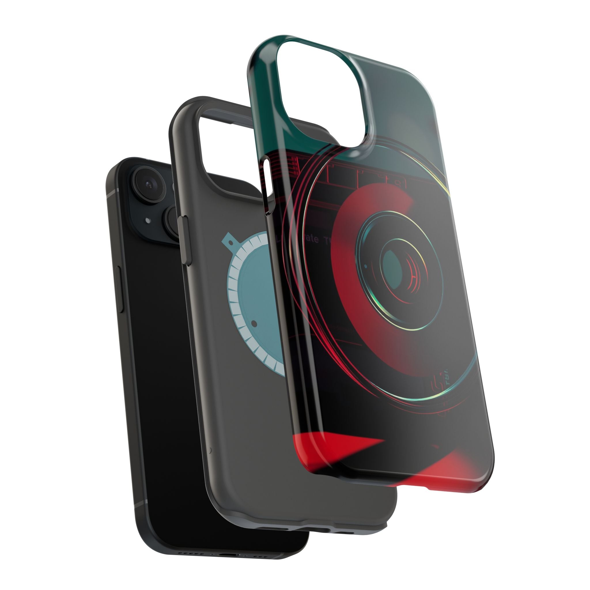 iPhone Vibrant Cassette Tape Rewind Design Slim Everyday Designer Case · iPhone