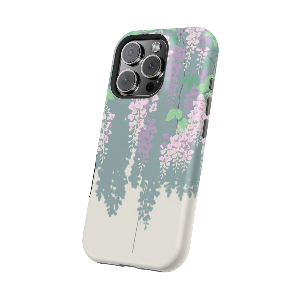 iPhone Dreamy Wisteria Cascade Design Slim Everyday Designer Case · iPhone Case