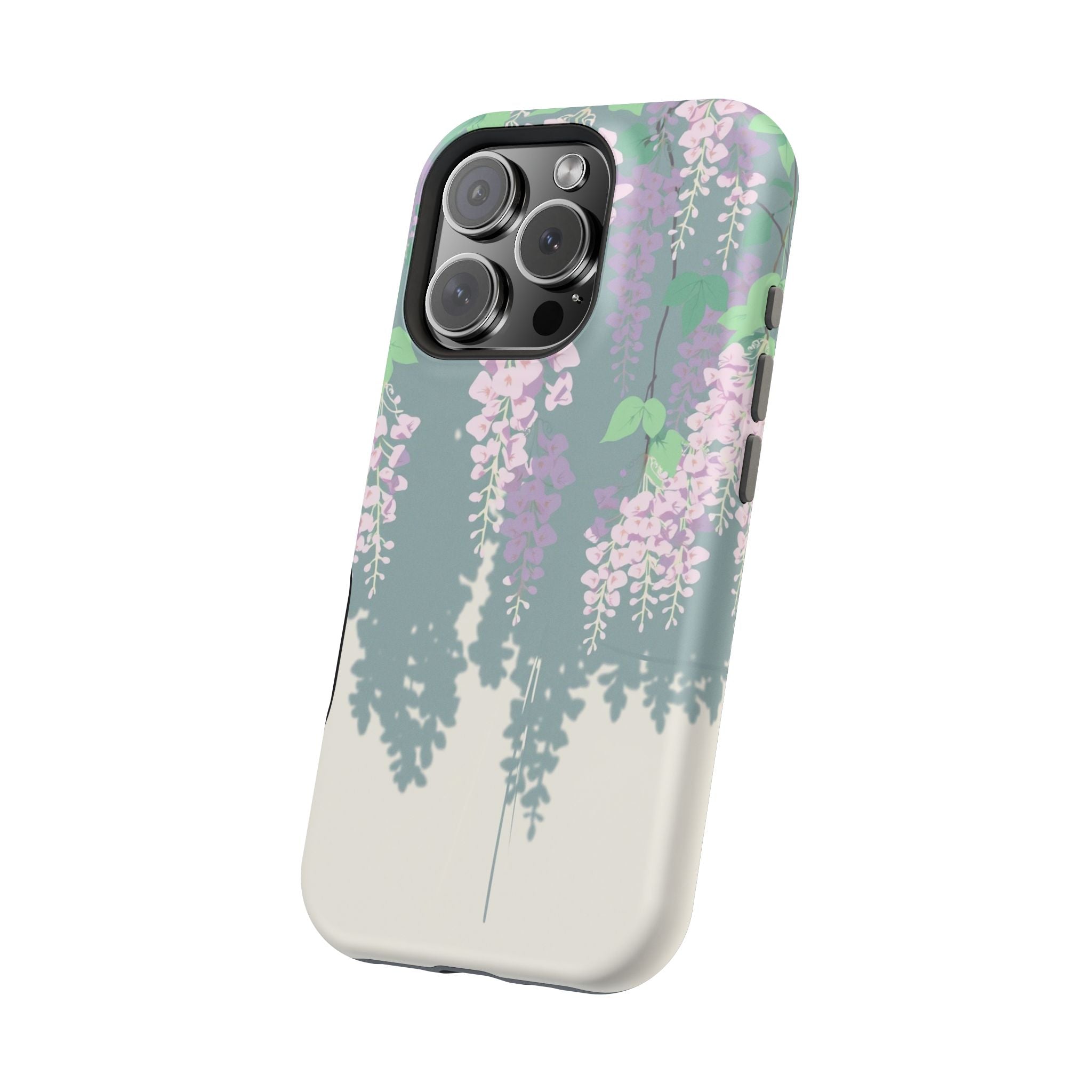 iPhone Dreamy Wisteria Cascade Design Slim Everyday Designer Case · iPhone Case