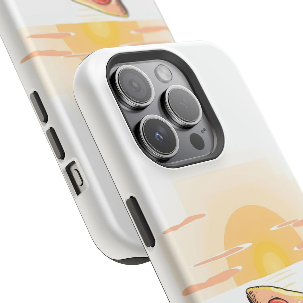 iPhone Earthy Pizza Slice Sunset Design Slim Everyday Designer Case · iPhone Cas