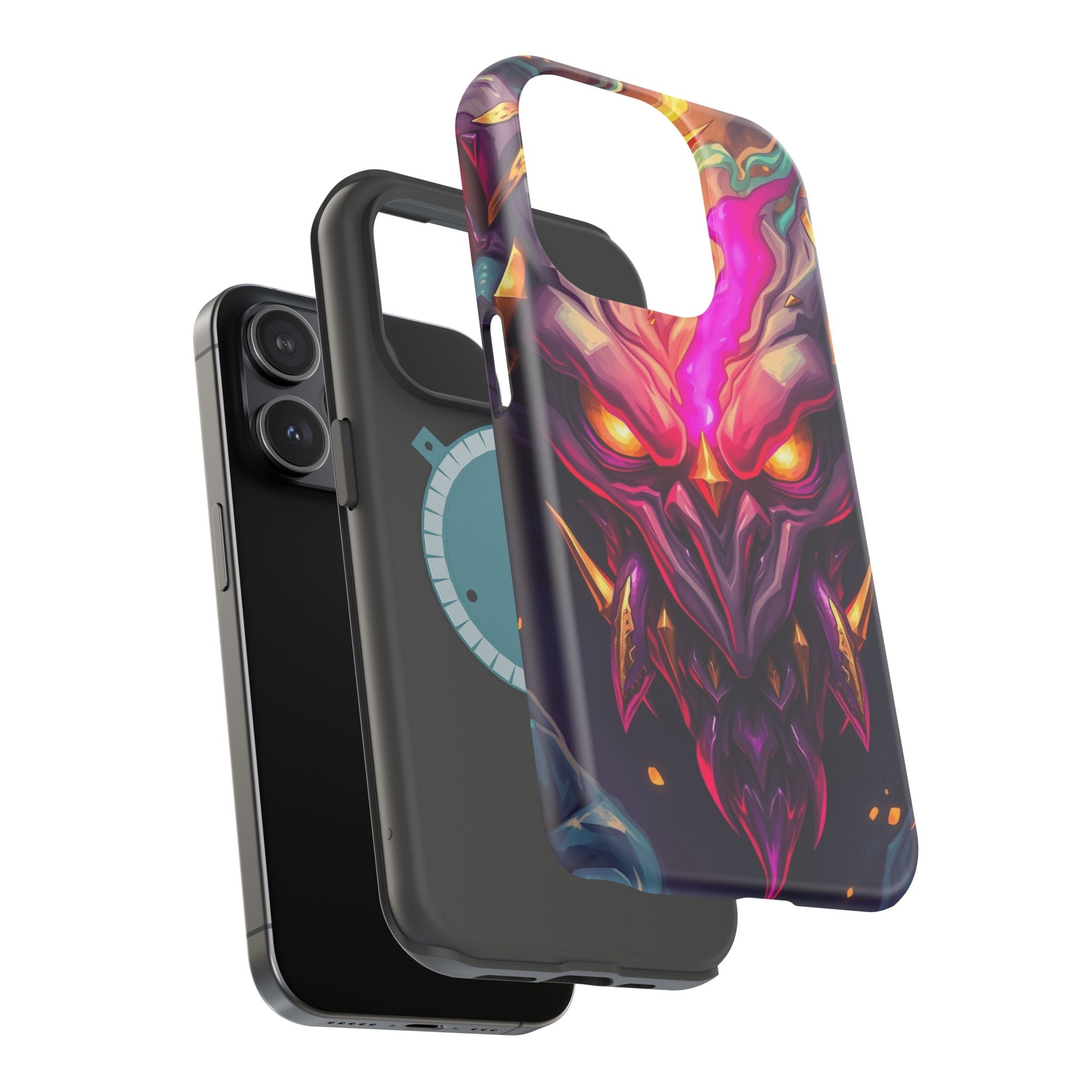 iPhone Chaos Goblin Energy Gold Foil Luxury Slim Everyday Designer Case · iPhone