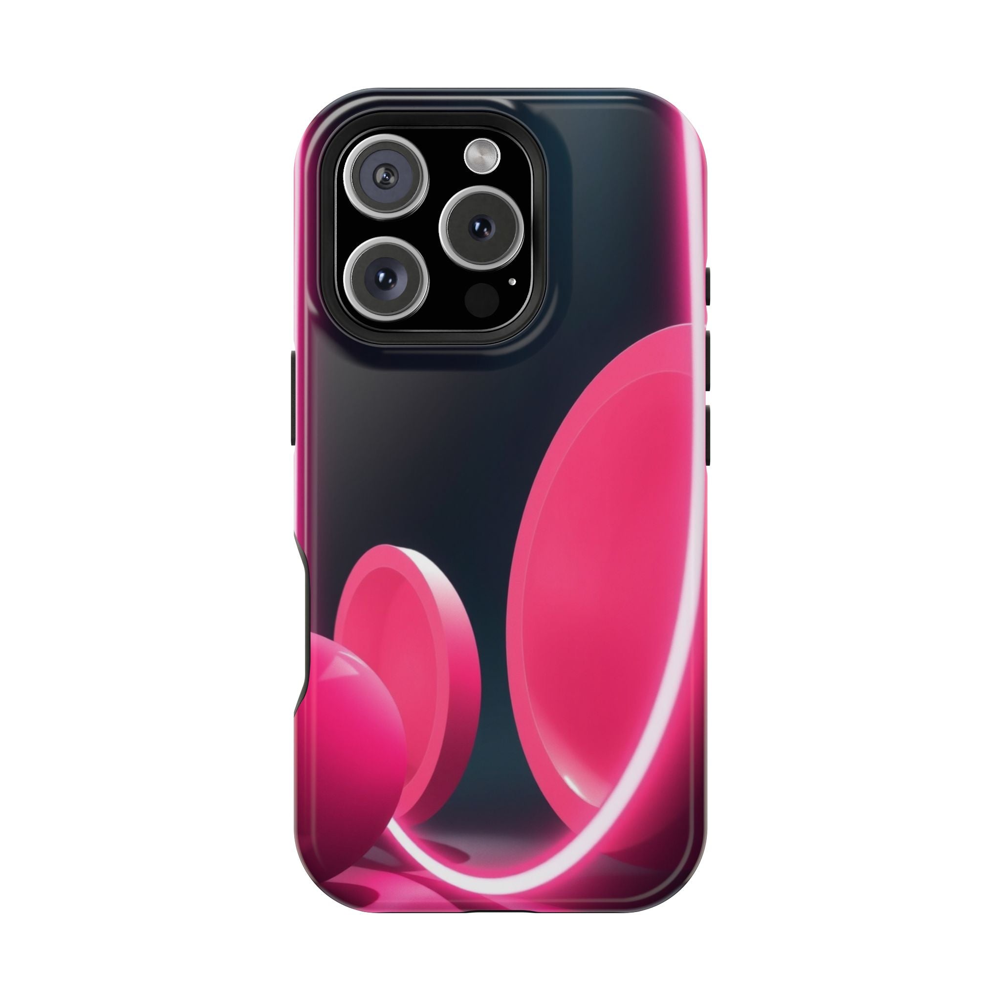 iPhone 1960s Mod Circles Neon Cyberpunk Slim Everyday Designer Case · iPhone Cas