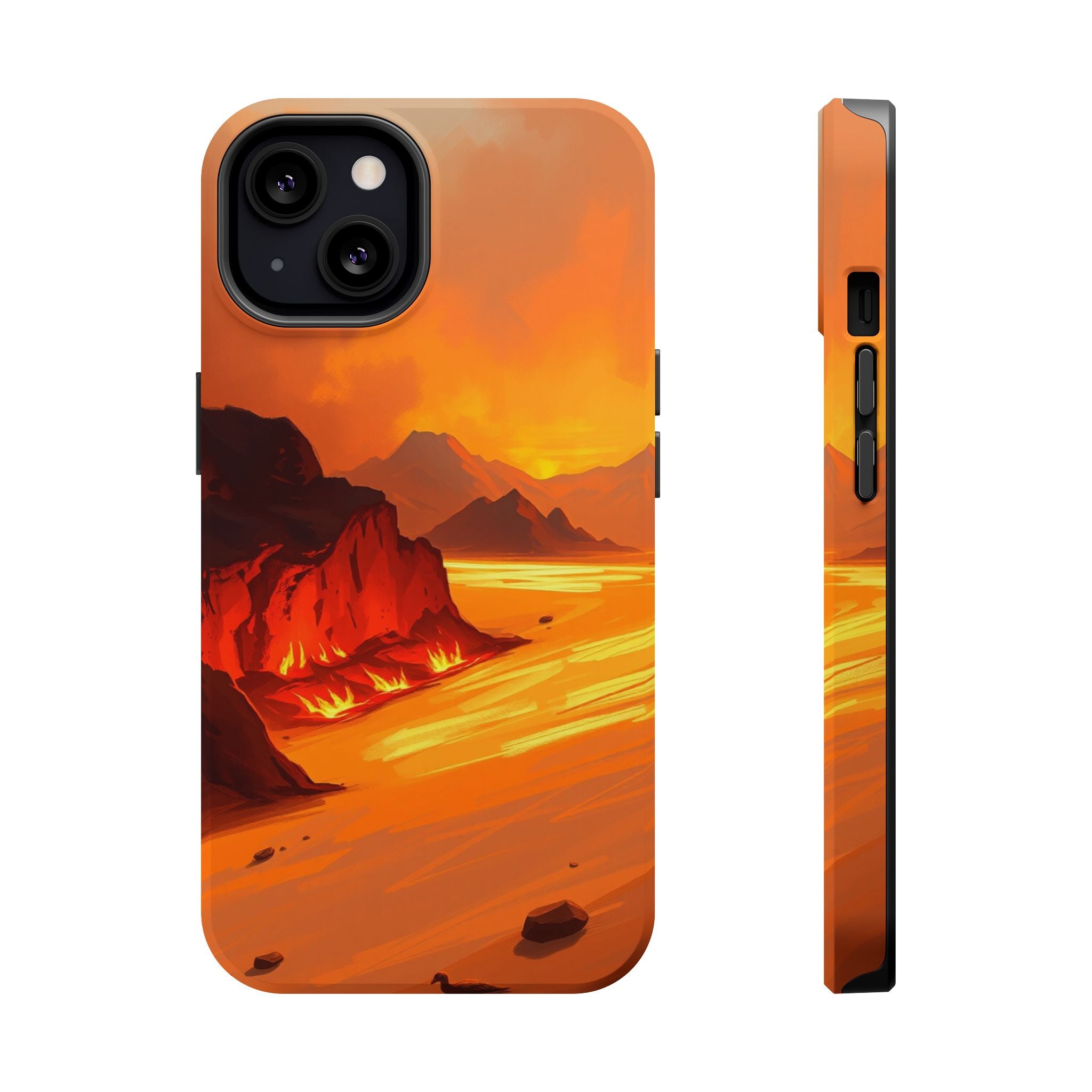 iPhone Burnt Orange And Sand Wildfire Glow Slim iPhone Everyday · iPhone Case