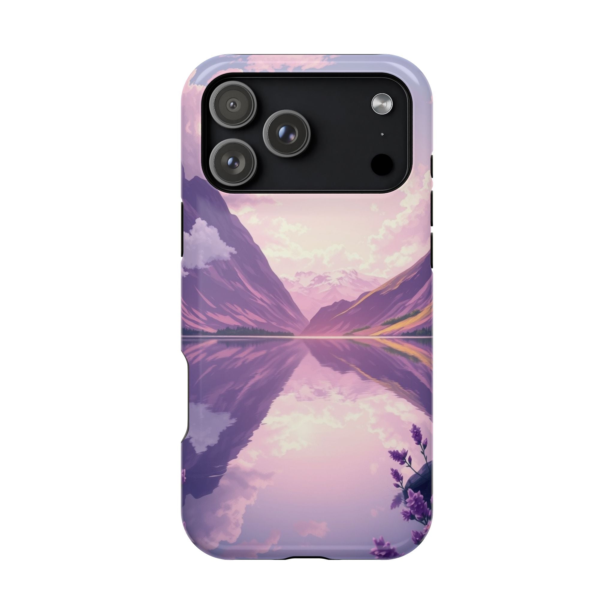 iPhone Lavender And Pearl Fjord Reflection Slim iPhone Everyday · iPhone Case