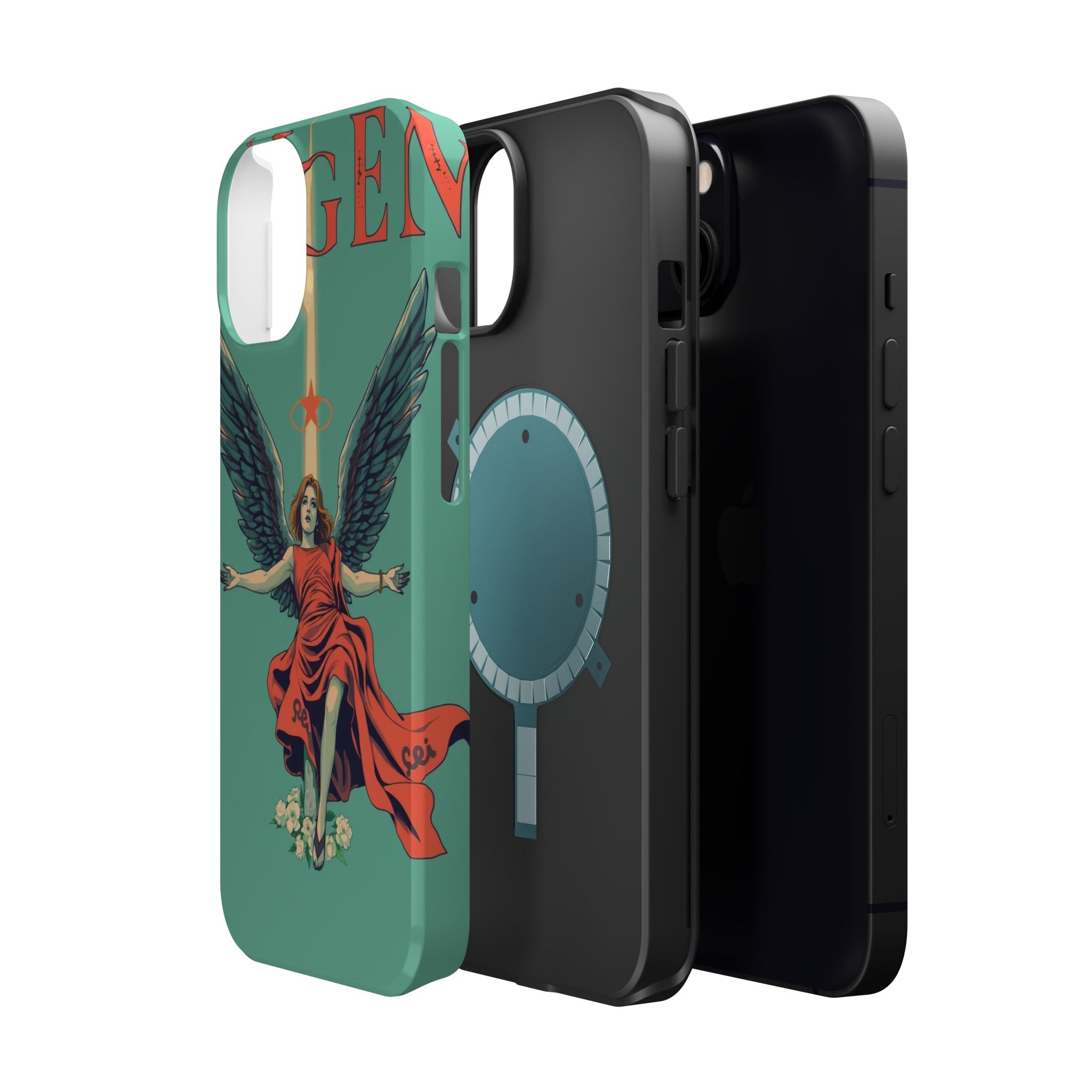 iPhone Radiant Fallen Angel Design Bold Modern Everyday Snap Case · iPhone Case