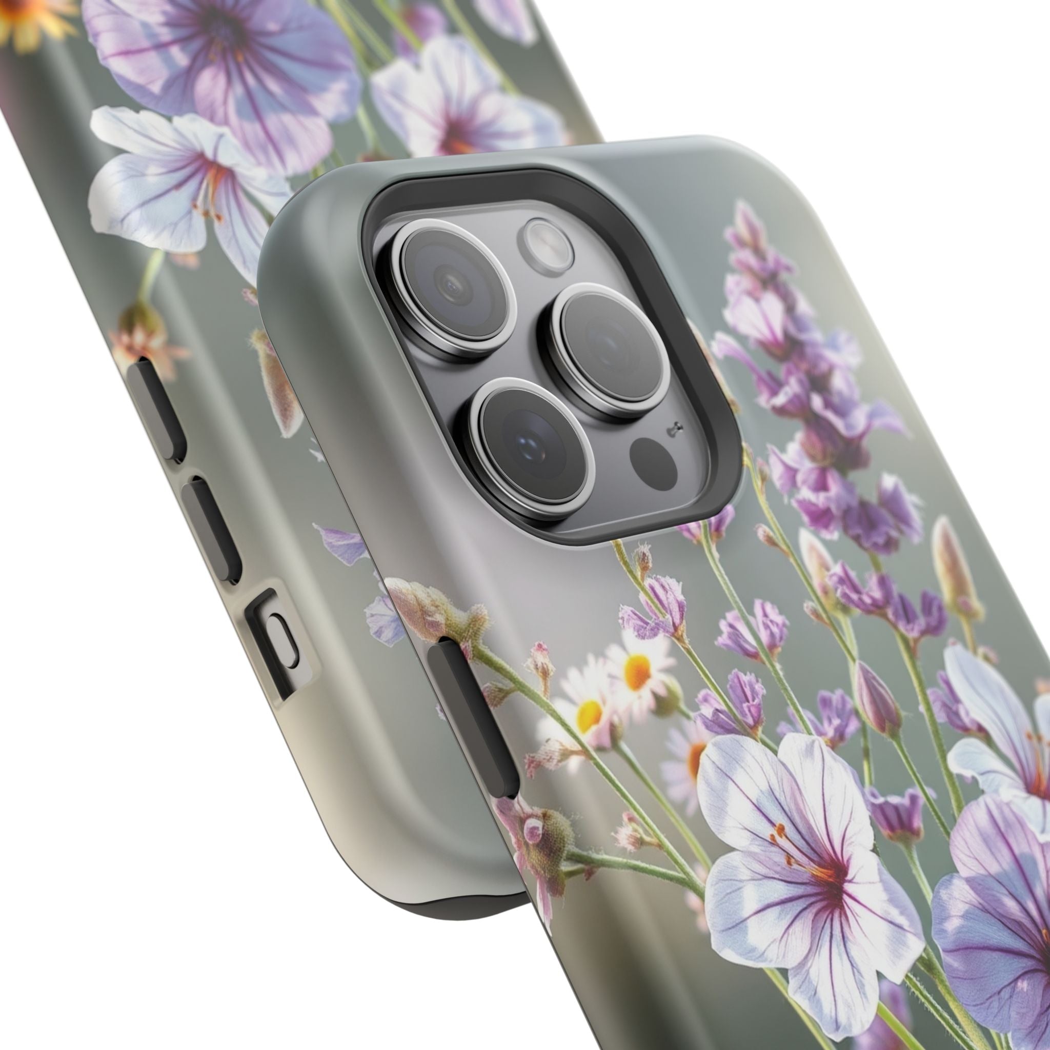 iPhone Wildflower Bunch Enchanted Art Slim Everyday Designer Case · iPhone Case