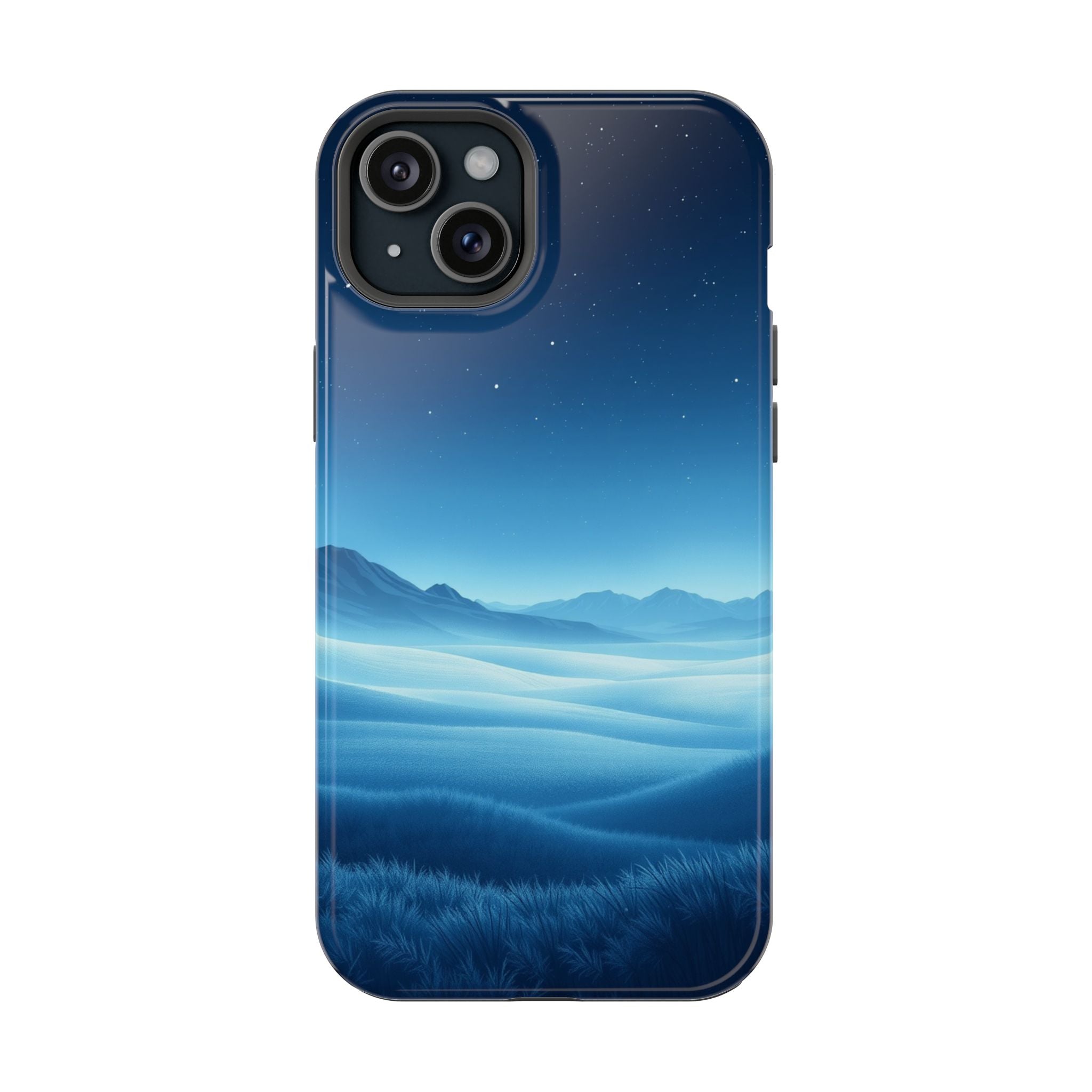 iPhone Midnight Blue And Silver Tundra Expanse Clean iPhone 17 Minimal · iPhone