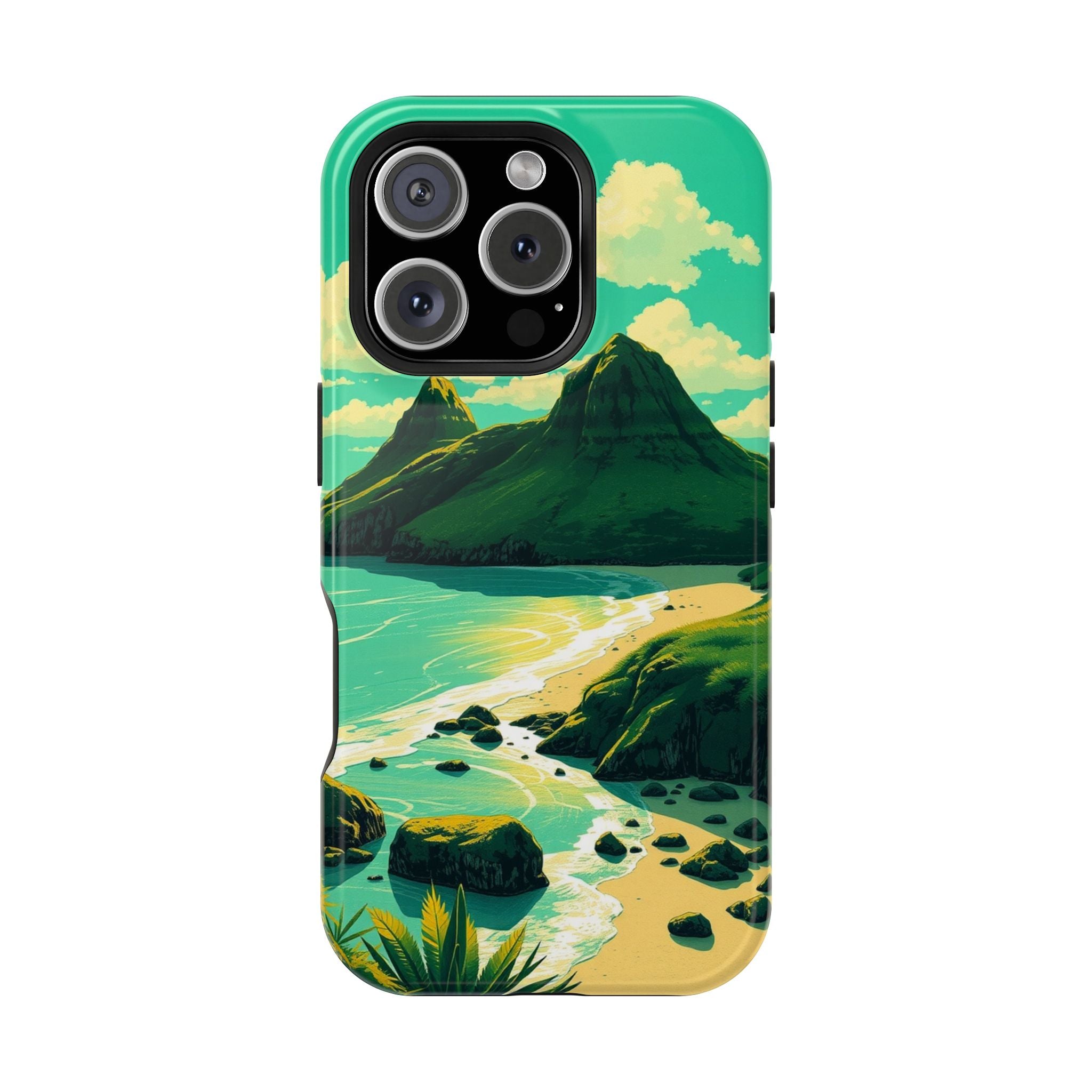 iPhone Hibiscus Coast Hand-Drawn Sketch Slim Everyday iPhone Designer · iPhone C