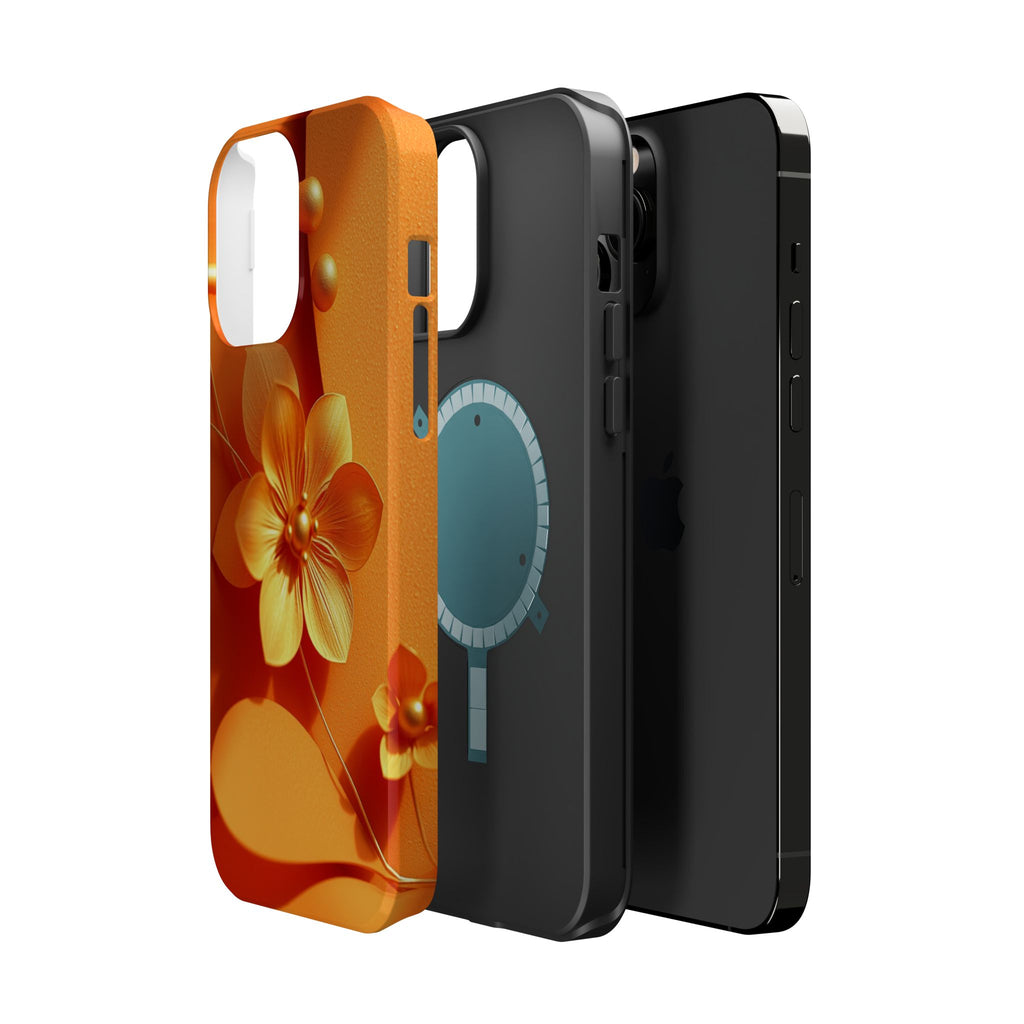 iPhone Floral Geometric Gold Foil Luxury Slim Everyday iPhone Designer · iPhone