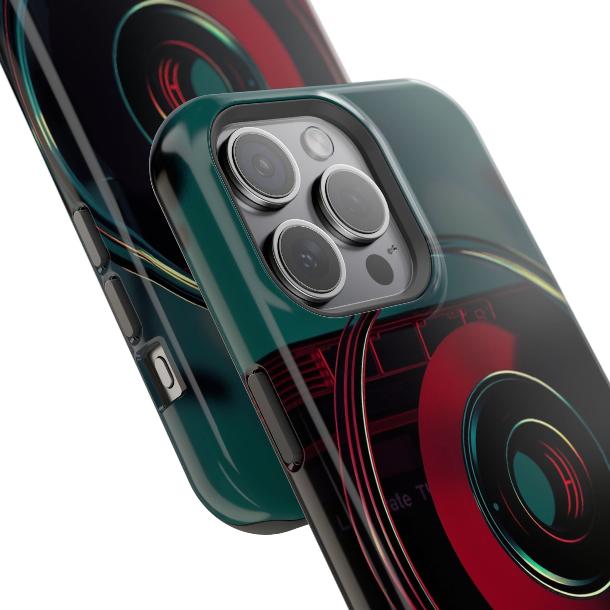 iPhone Vibrant Cassette Tape Rewind Design Slim Everyday Designer Case · iPhone