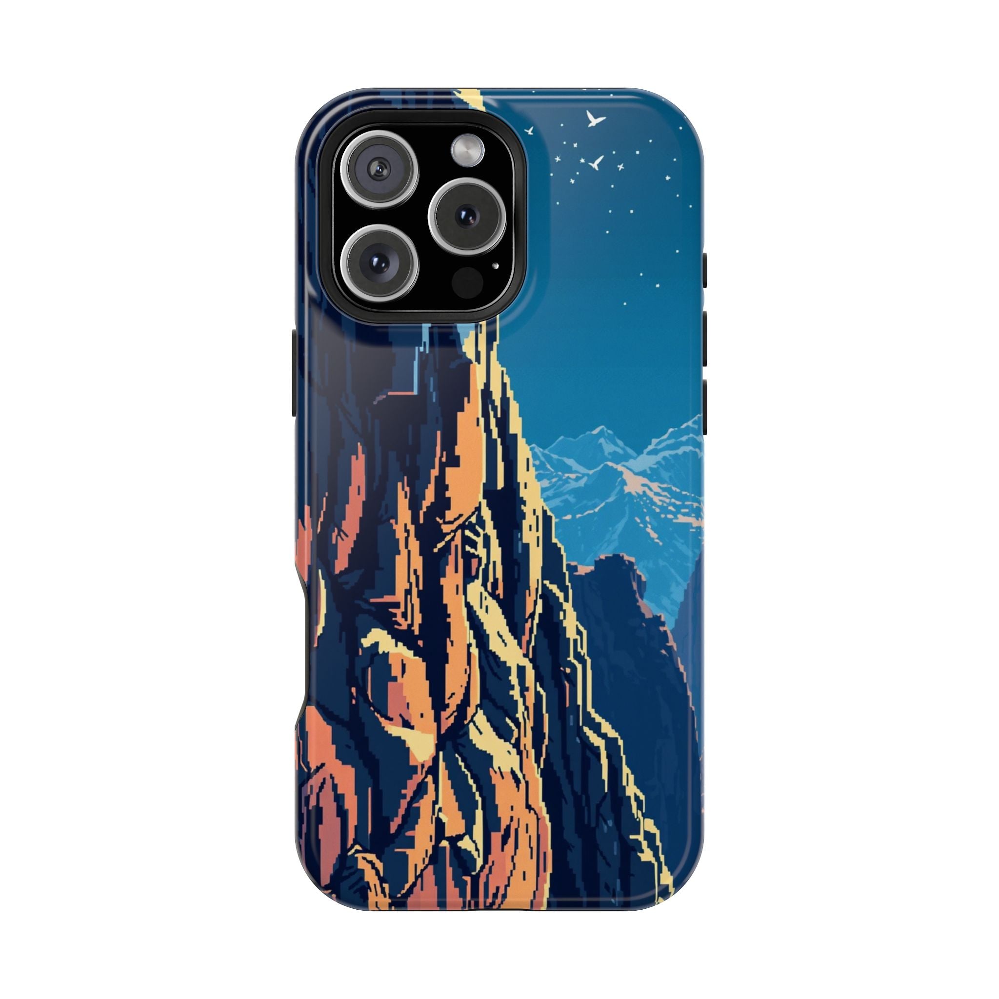 iPhone Midnight Blue And Silver Canyon Wall Slim iPhone Everyday · iPhone Case