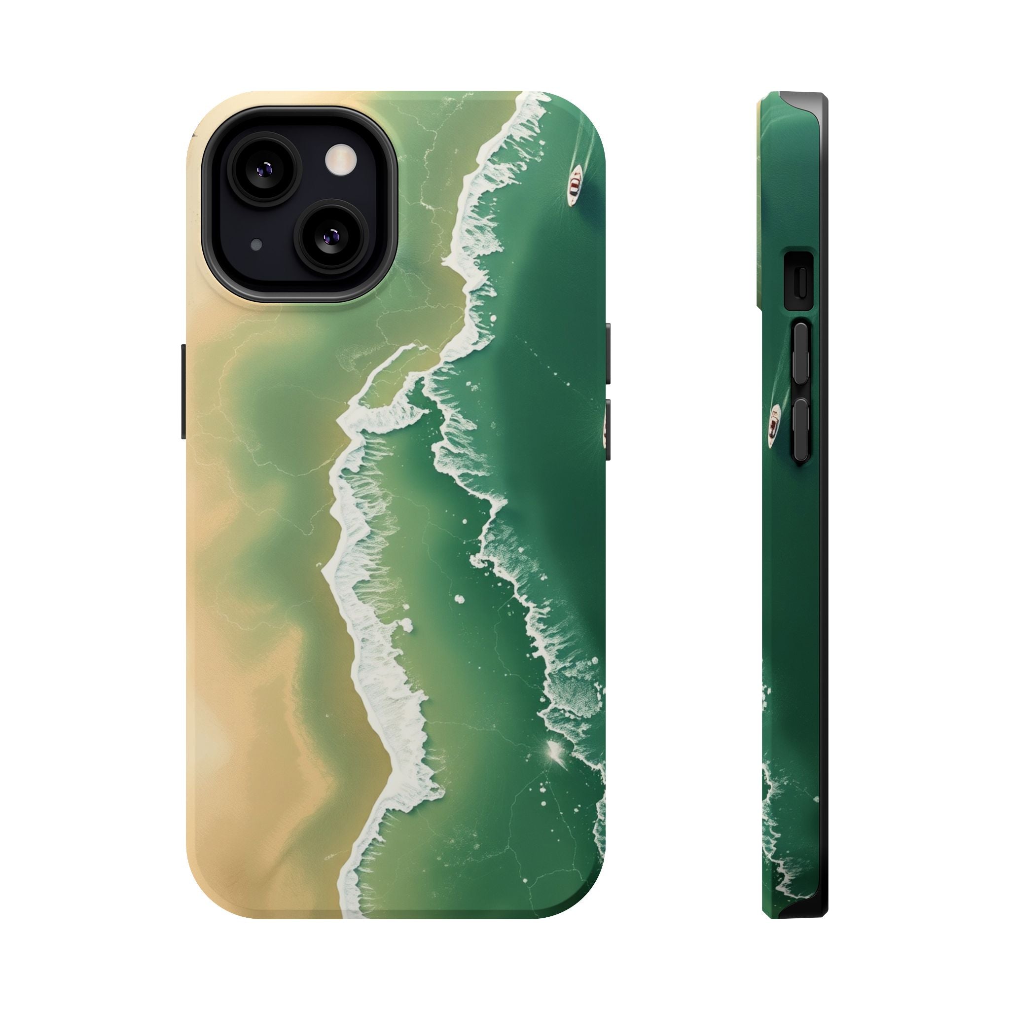 iPhone Shoreline Aerial Bold Art Bold Modern Everyday Snap Case · iPhone Case