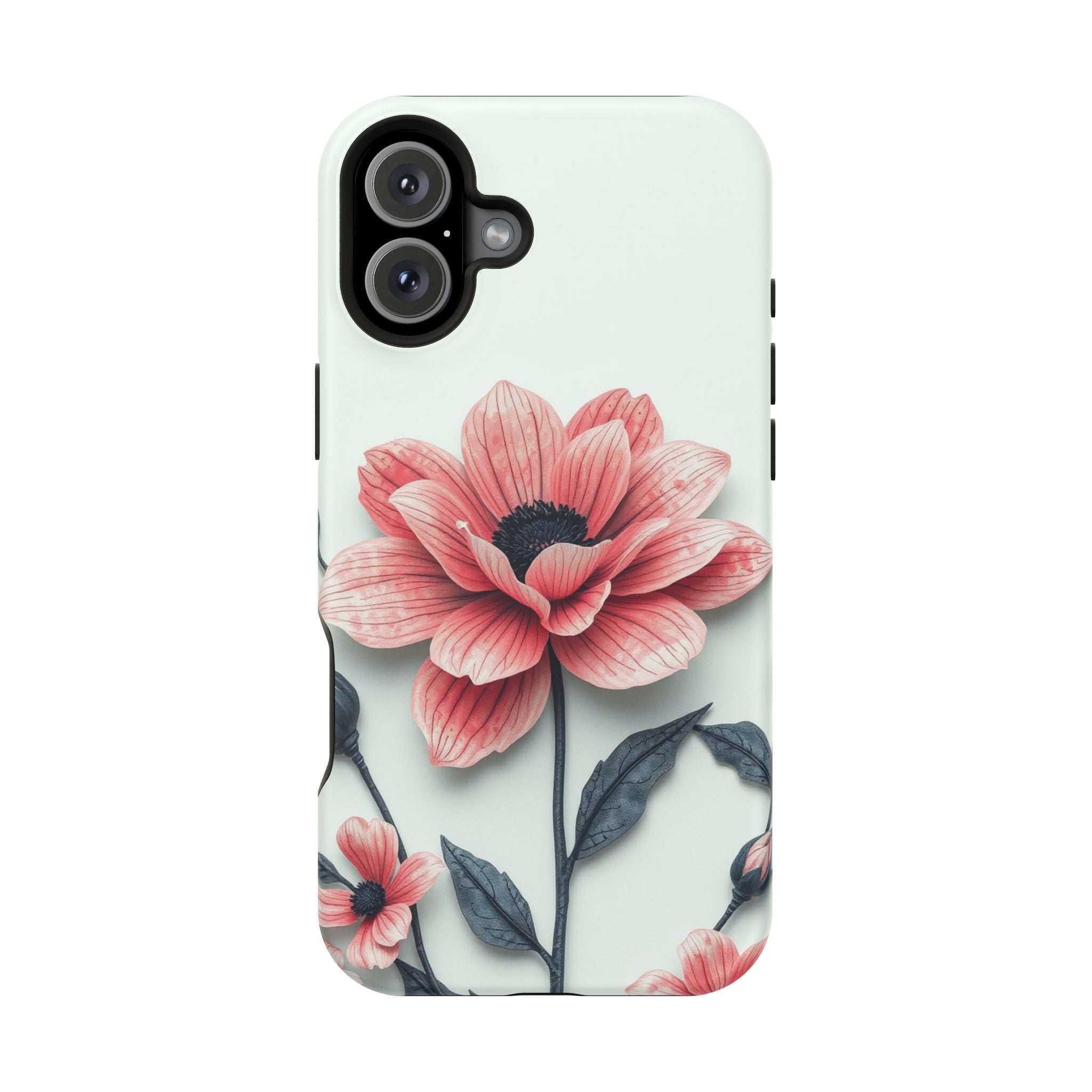 iPhone Dreamy Floral Ink Wash Design Slim Everyday iPhone 12 Designer · iPhone C